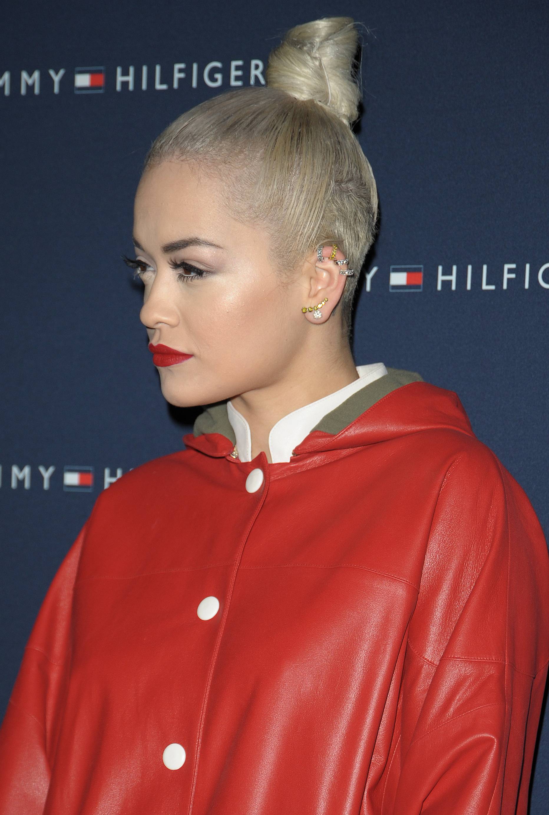 Rita Ora attends the Tommy Hilfiger Opening Store