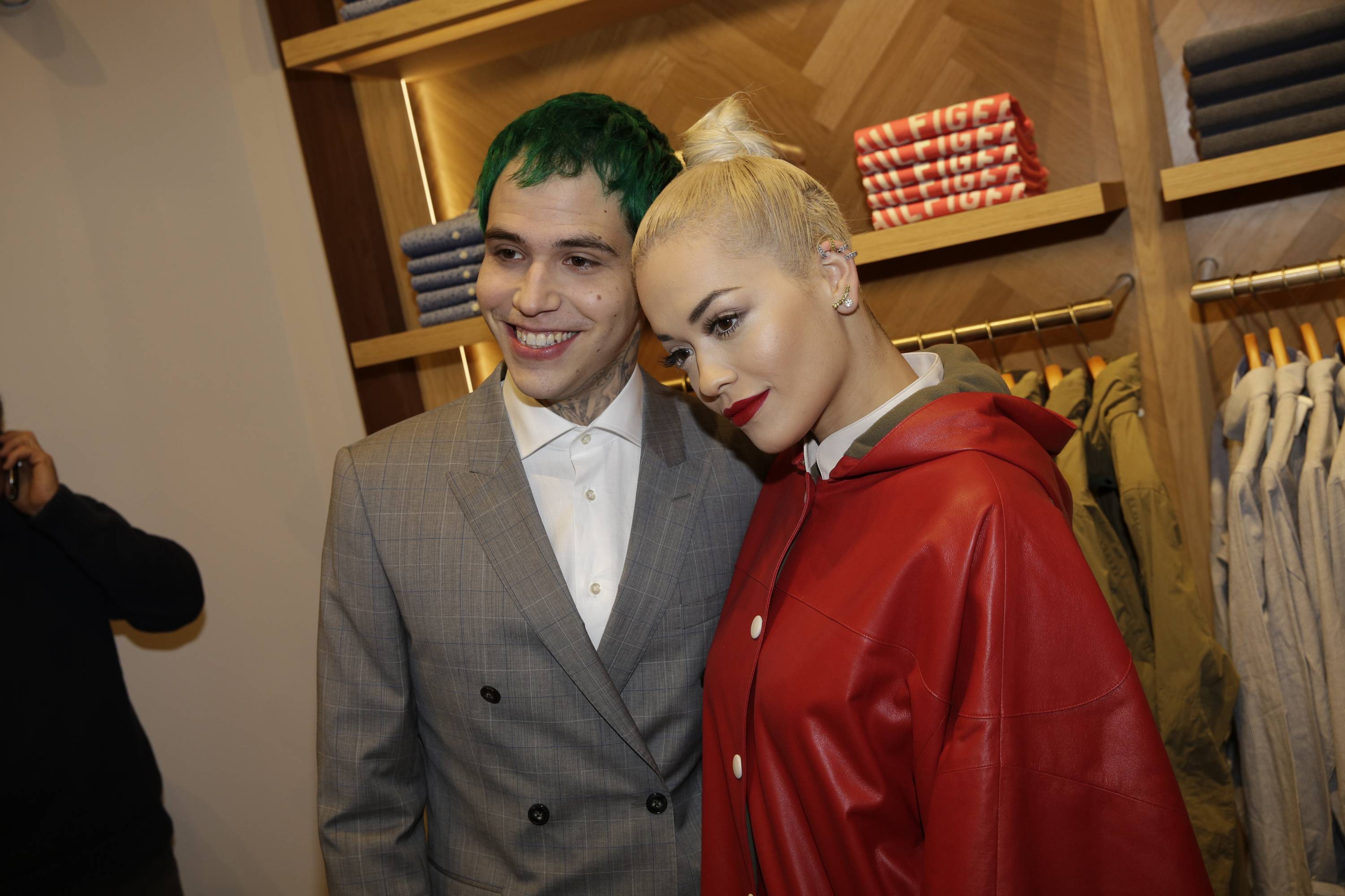 Rita Ora attends the Tommy Hilfiger Opening Store
