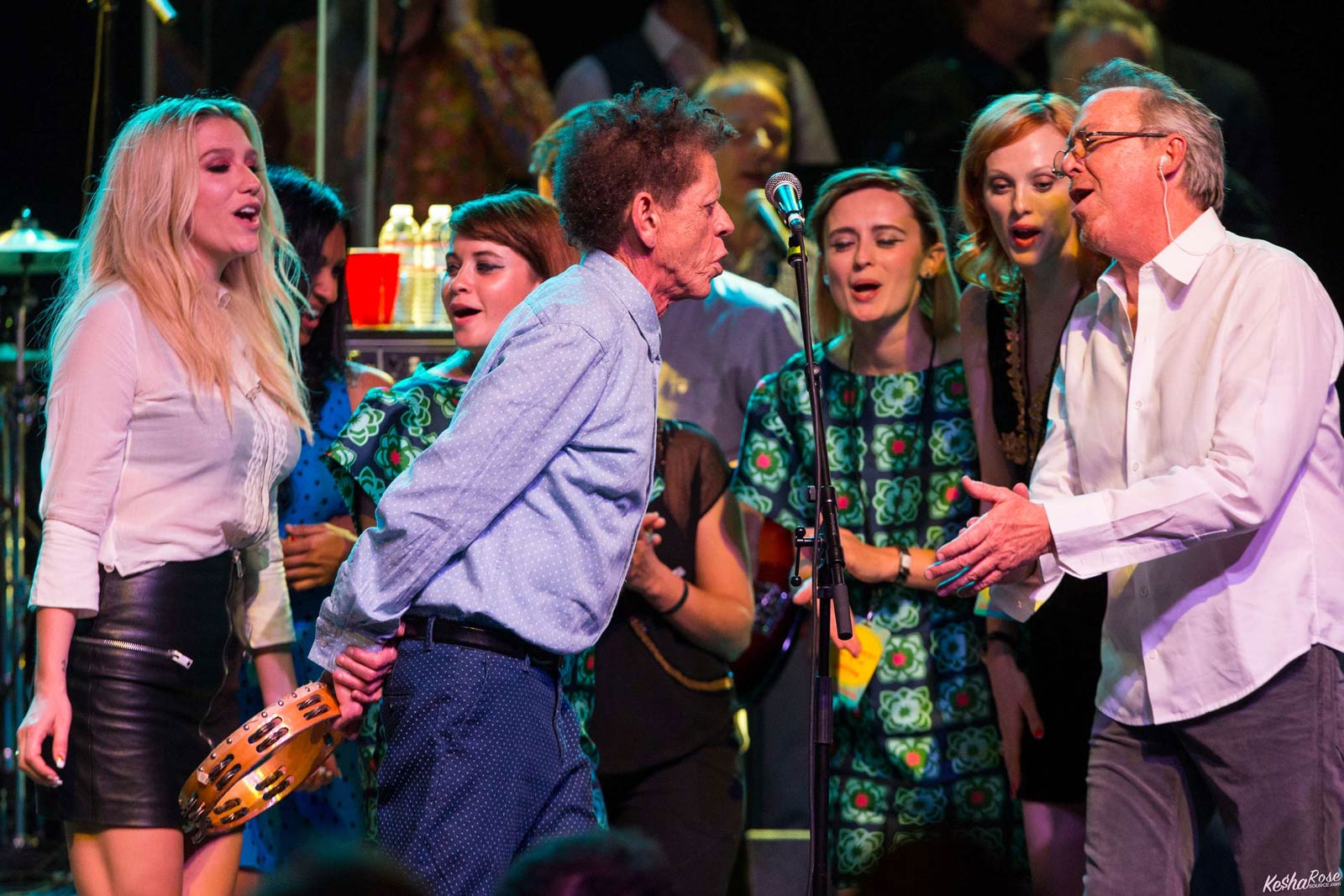 Kesha on stage at Brian Fest: A Night to Celebrate the Music of Brian Wilson