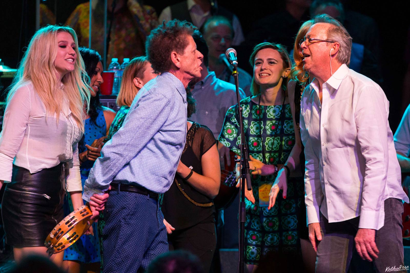 Kesha on stage at Brian Fest: A Night to Celebrate the Music of Brian Wilson