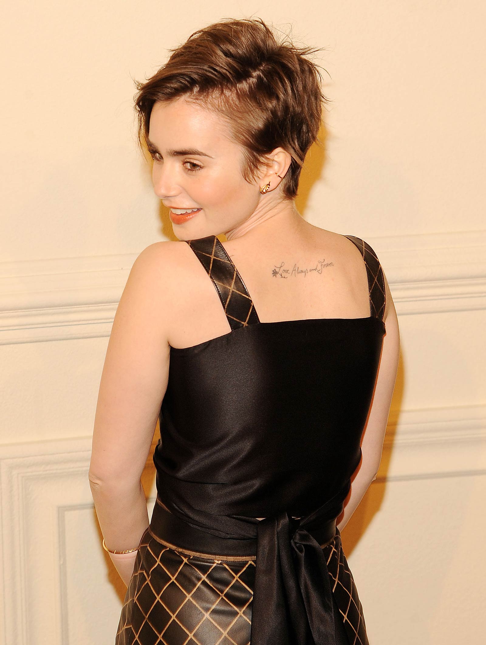 Lily Collins attends CHANEL Paris-Salzburg Metiers d’Art Collection