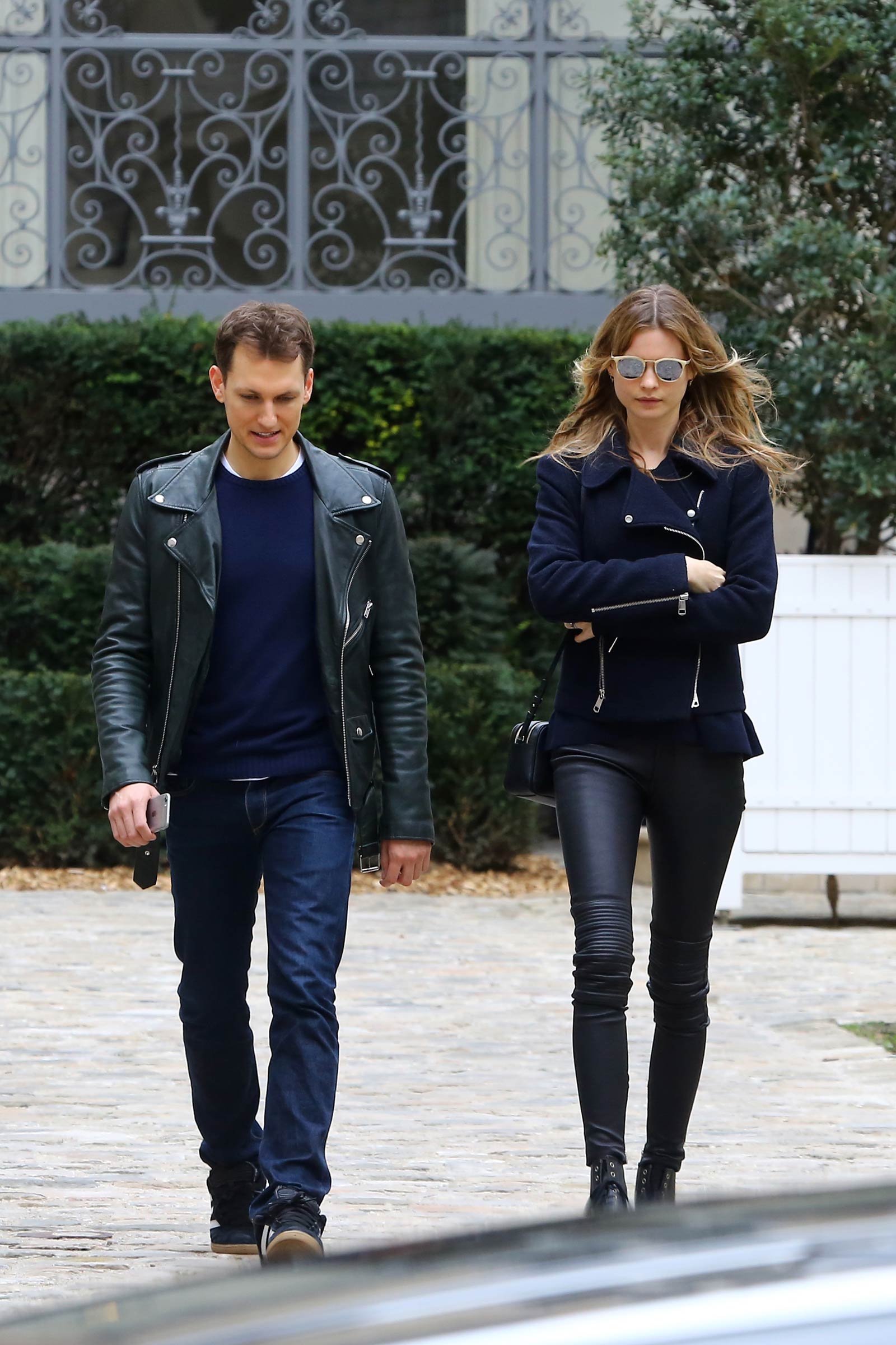 Behati Prinsloo out and about in Paris