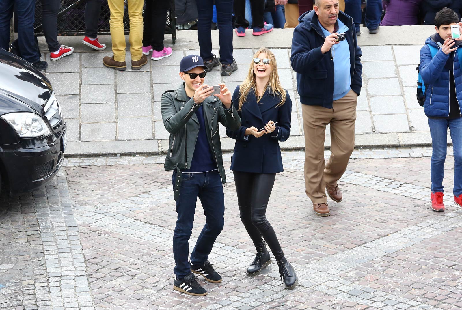 Behati Prinsloo out and about in Paris