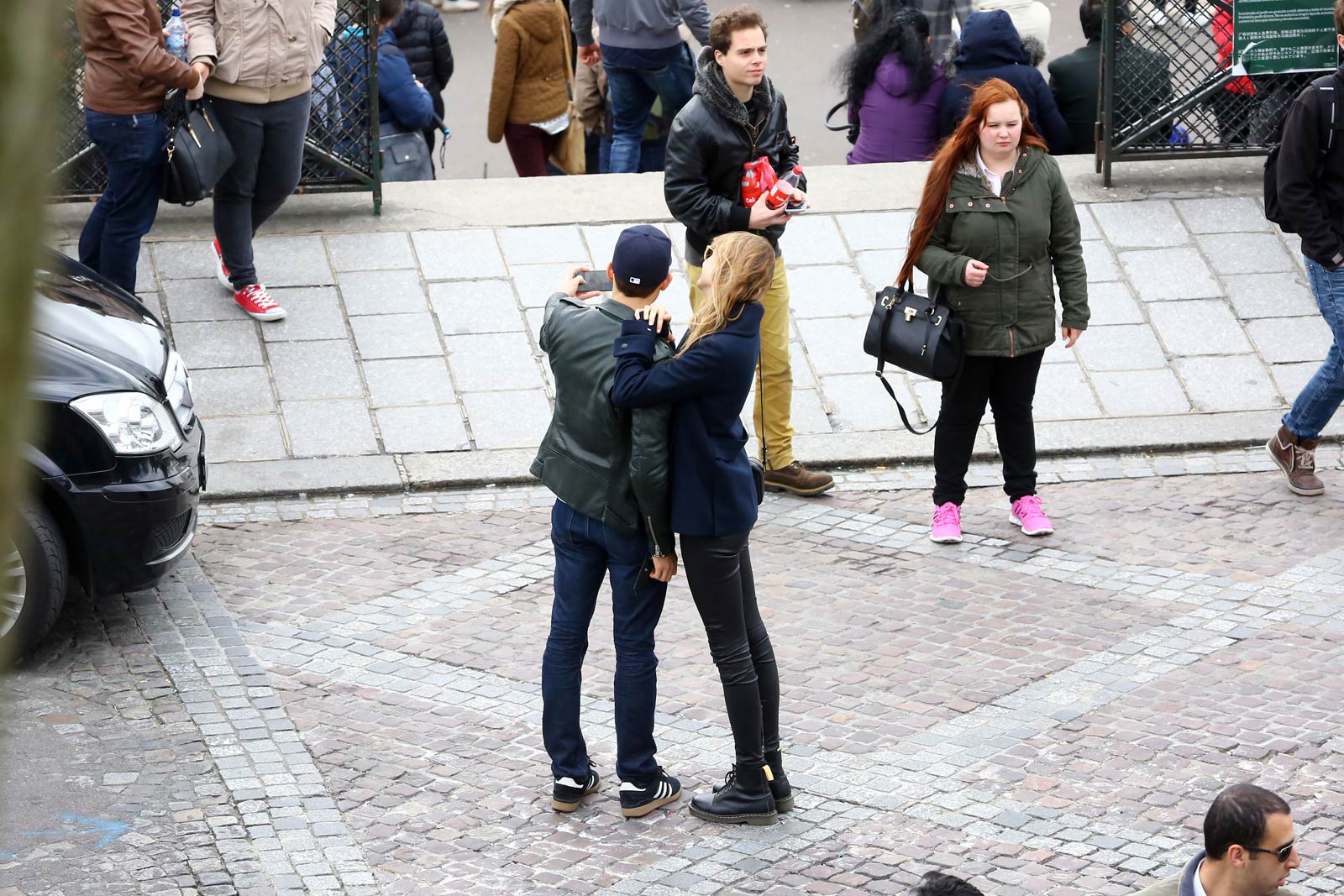 Behati Prinsloo out and about in Paris