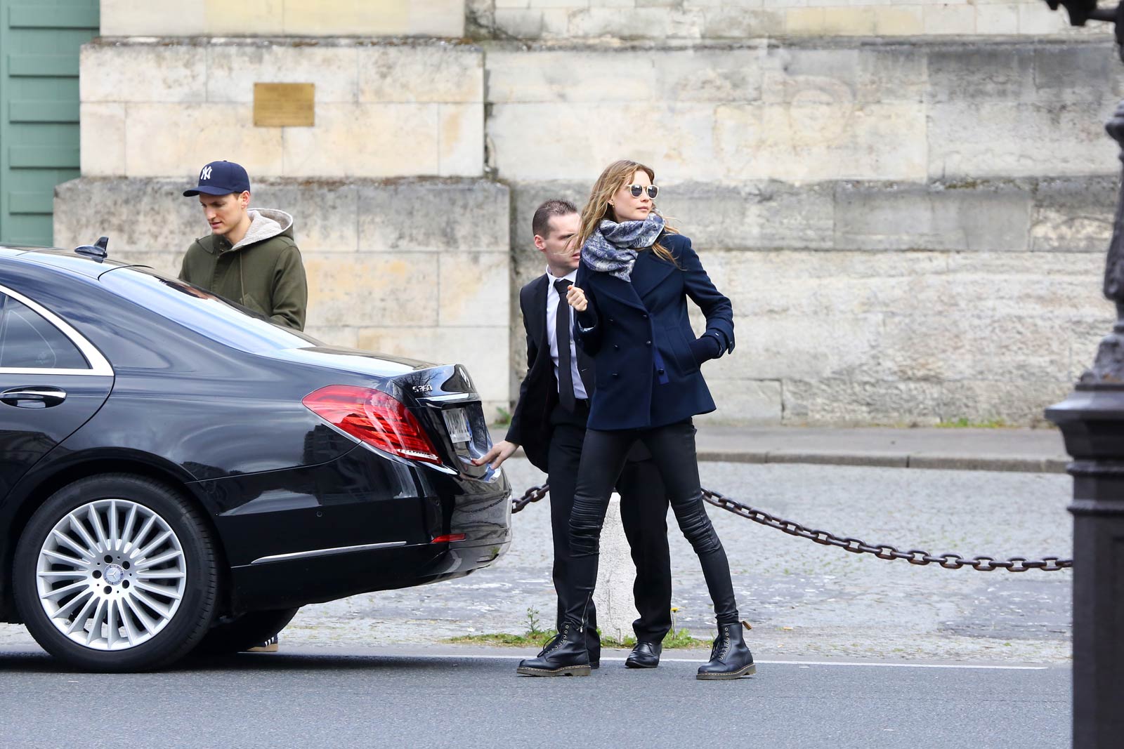 Behati Prinsloo out and about in Paris