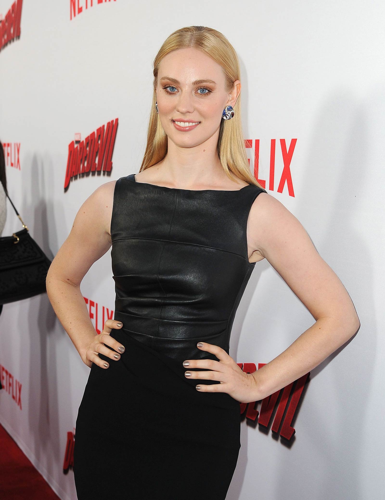 Deborah Ann Woll attends Daredevil Premiere