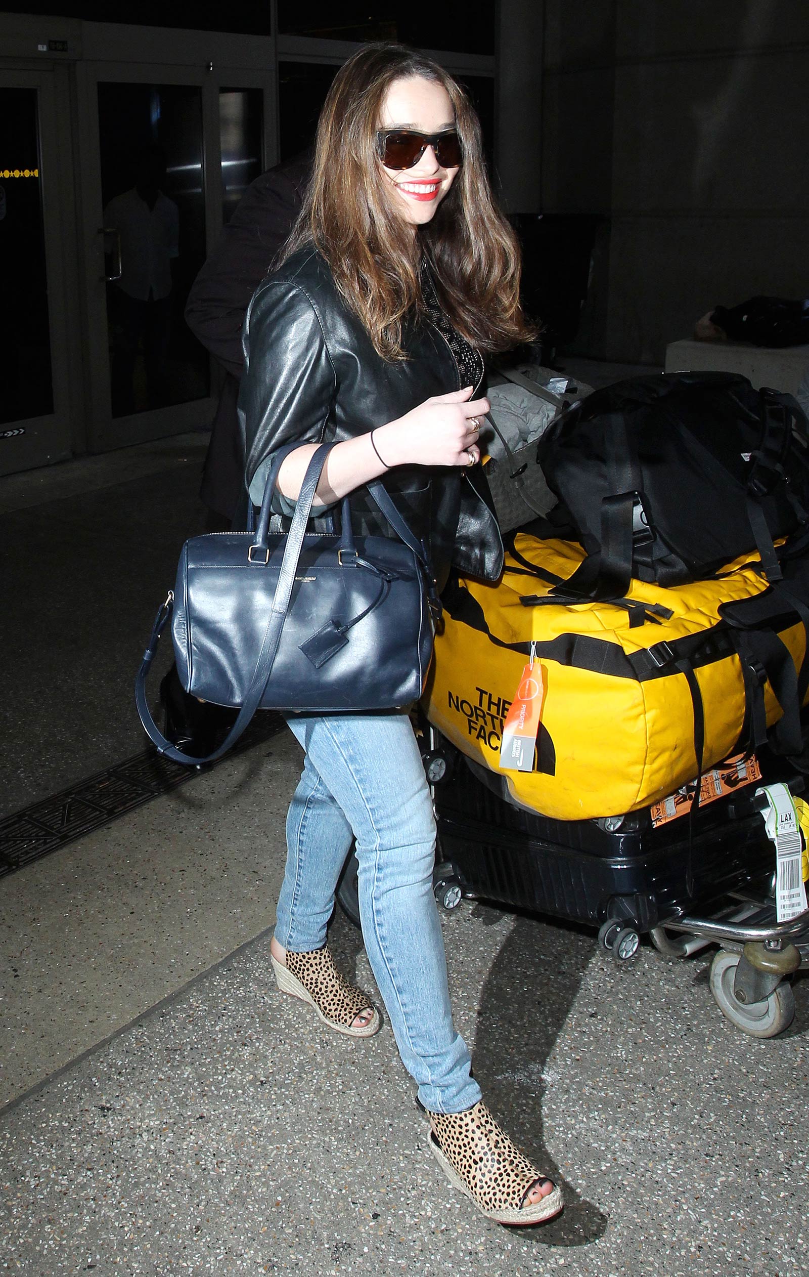 Emilia Clarke at LAX Airport in Los Angeles
