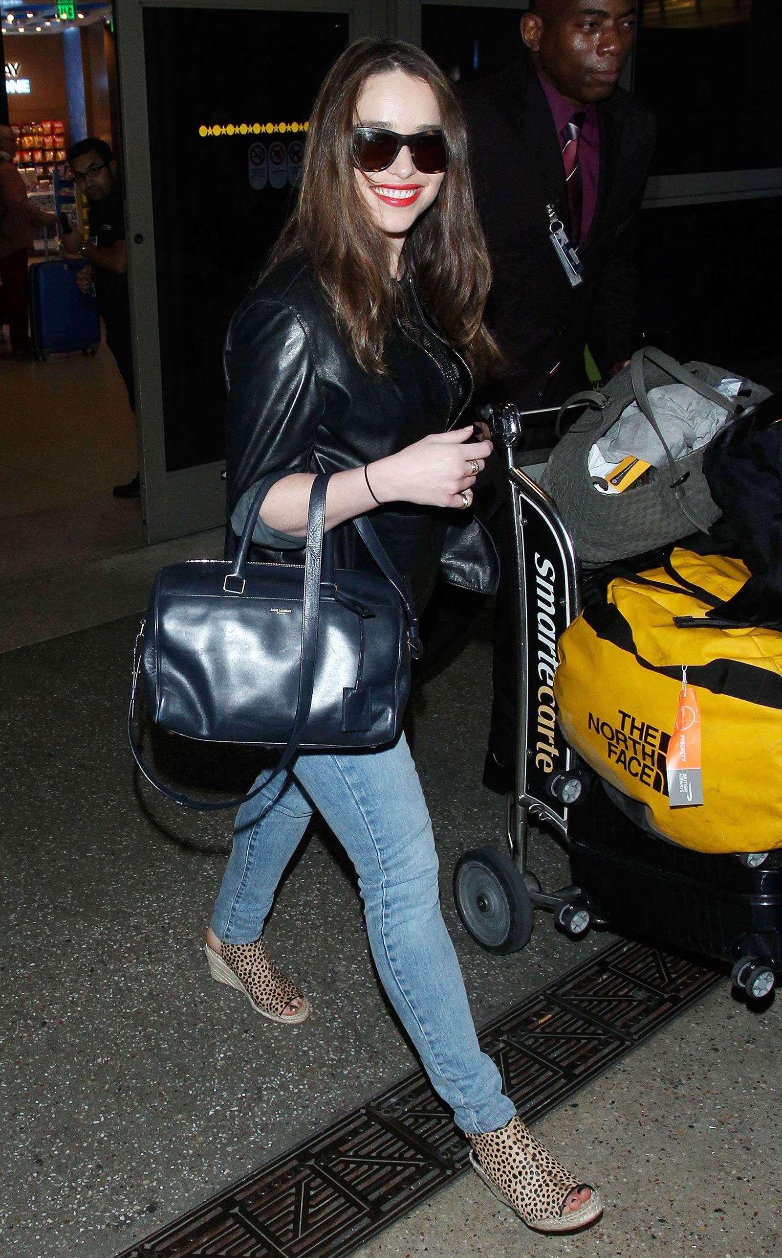 Emilia Clarke at LAX Airport in Los Angeles