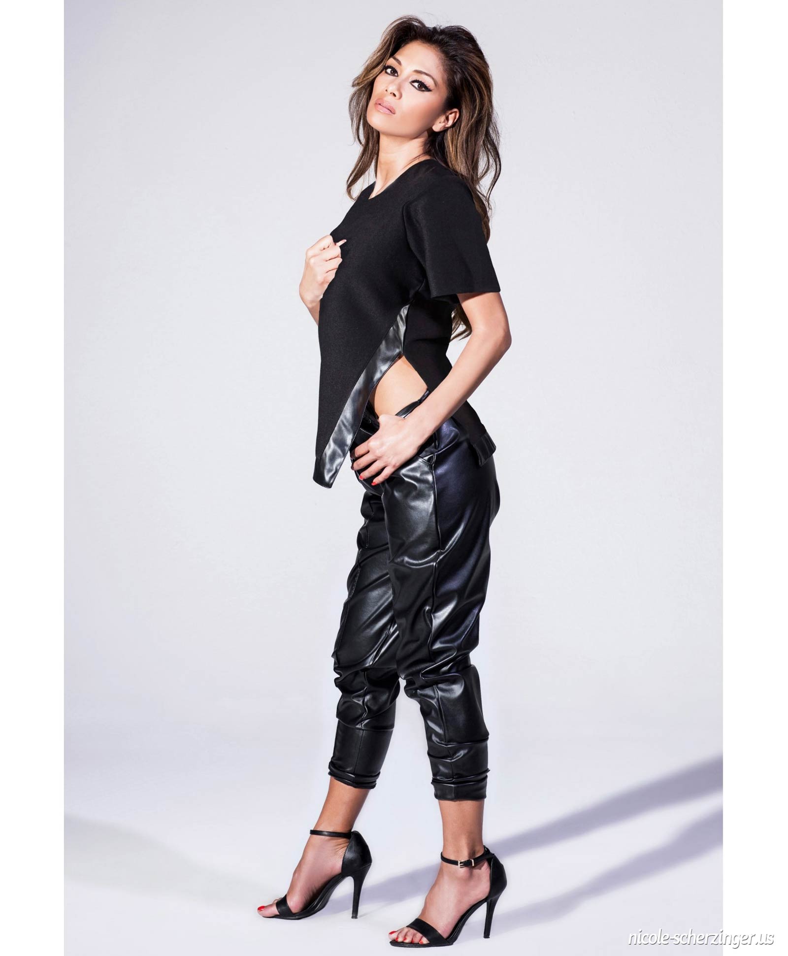 Nicole Scherzinger photoshoot for Nicole x Missguided Collection