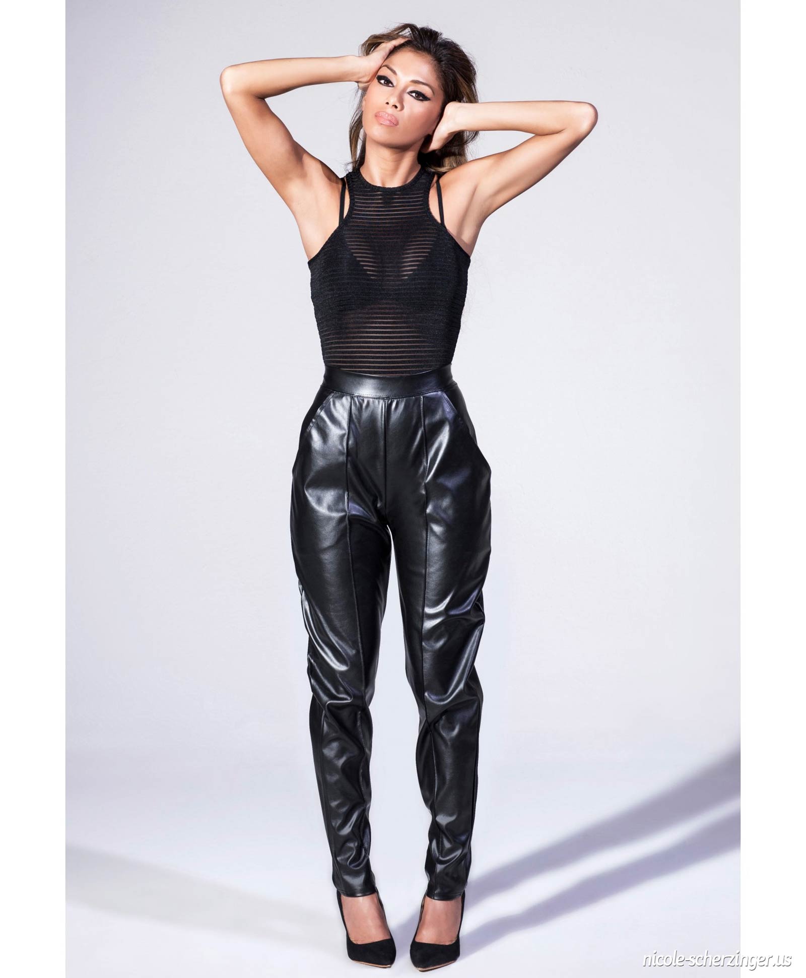 Nicole Scherzinger photoshoot for Nicole x Missguided Collection