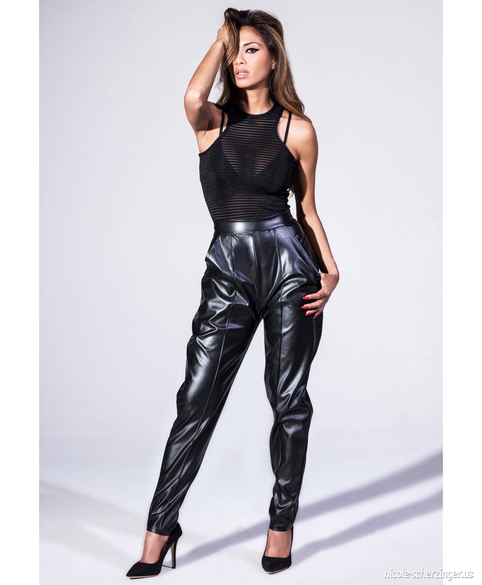 Nicole Scherzinger photoshoot for Nicole x Missguided Collection