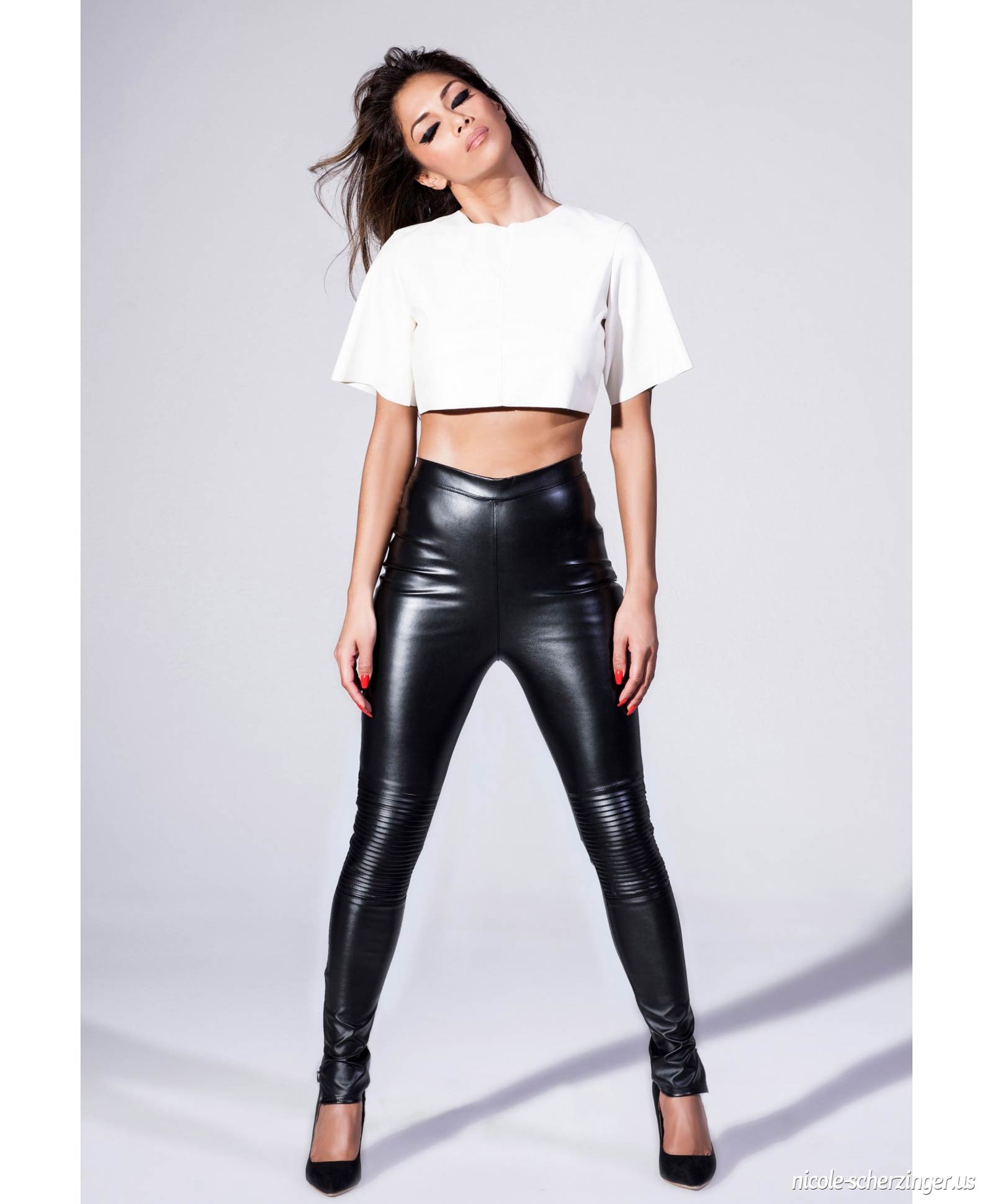 Nicole Scherzinger photoshoot for Nicole x Missguided Collection