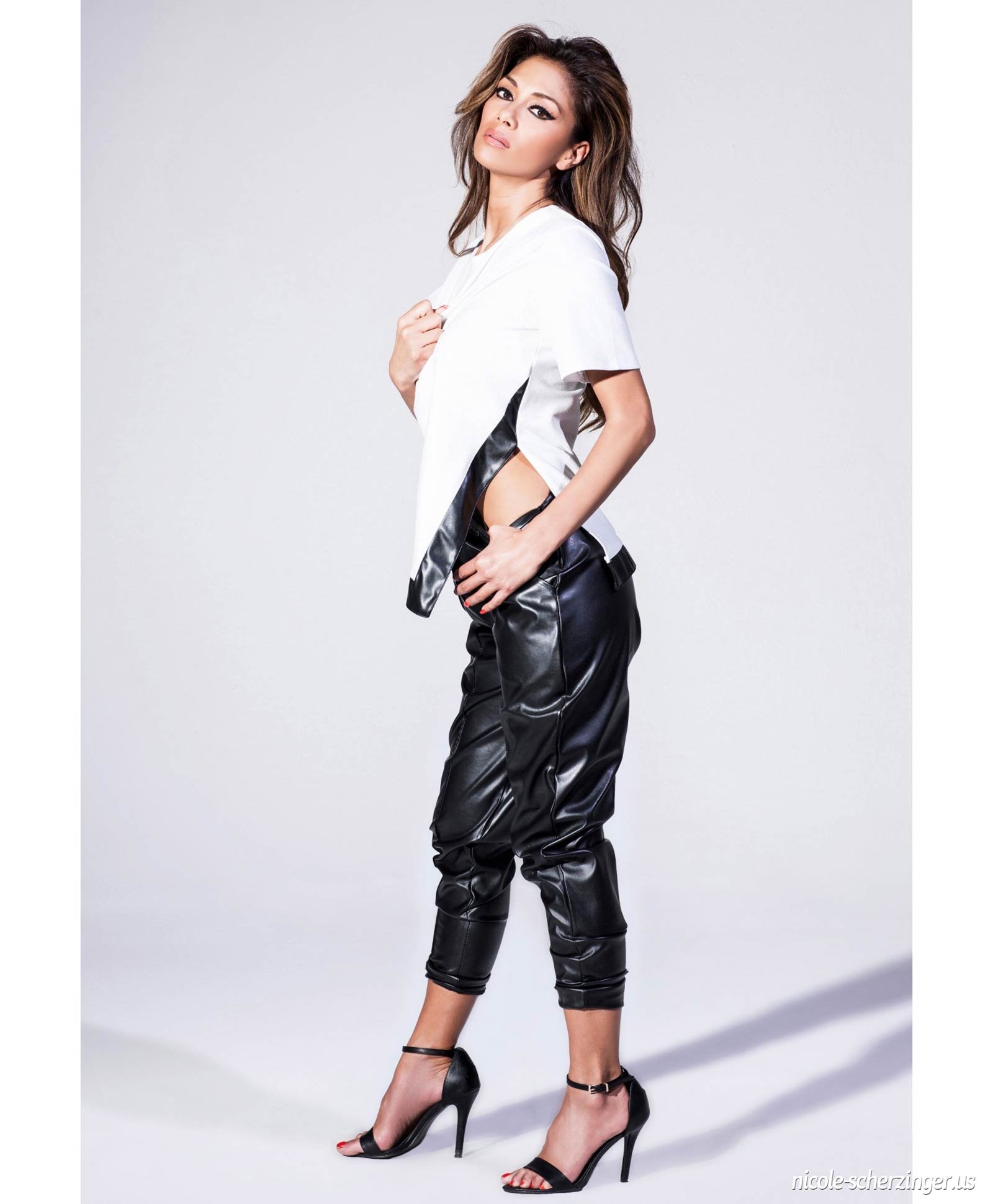 Nicole Scherzinger photoshoot for Nicole x Missguided Collection
