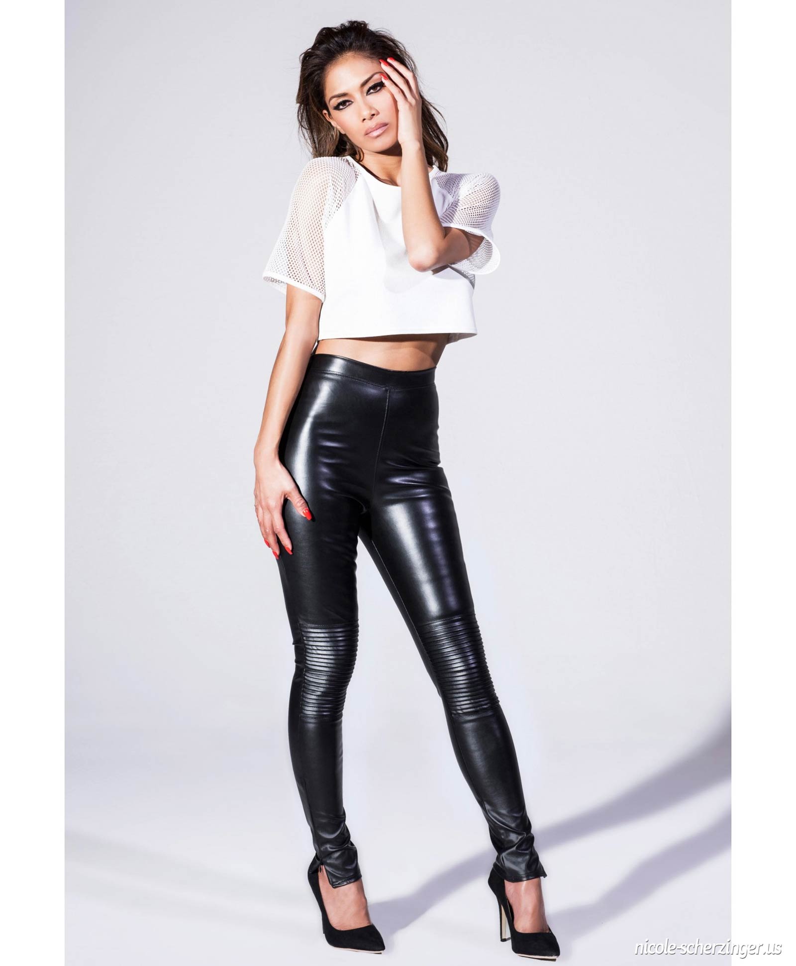 Nicole Scherzinger photoshoot for Nicole x Missguided Collection