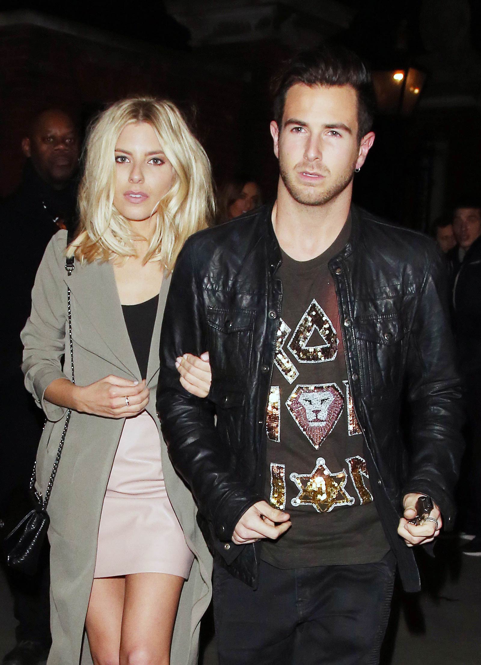 Mollie King night out in London