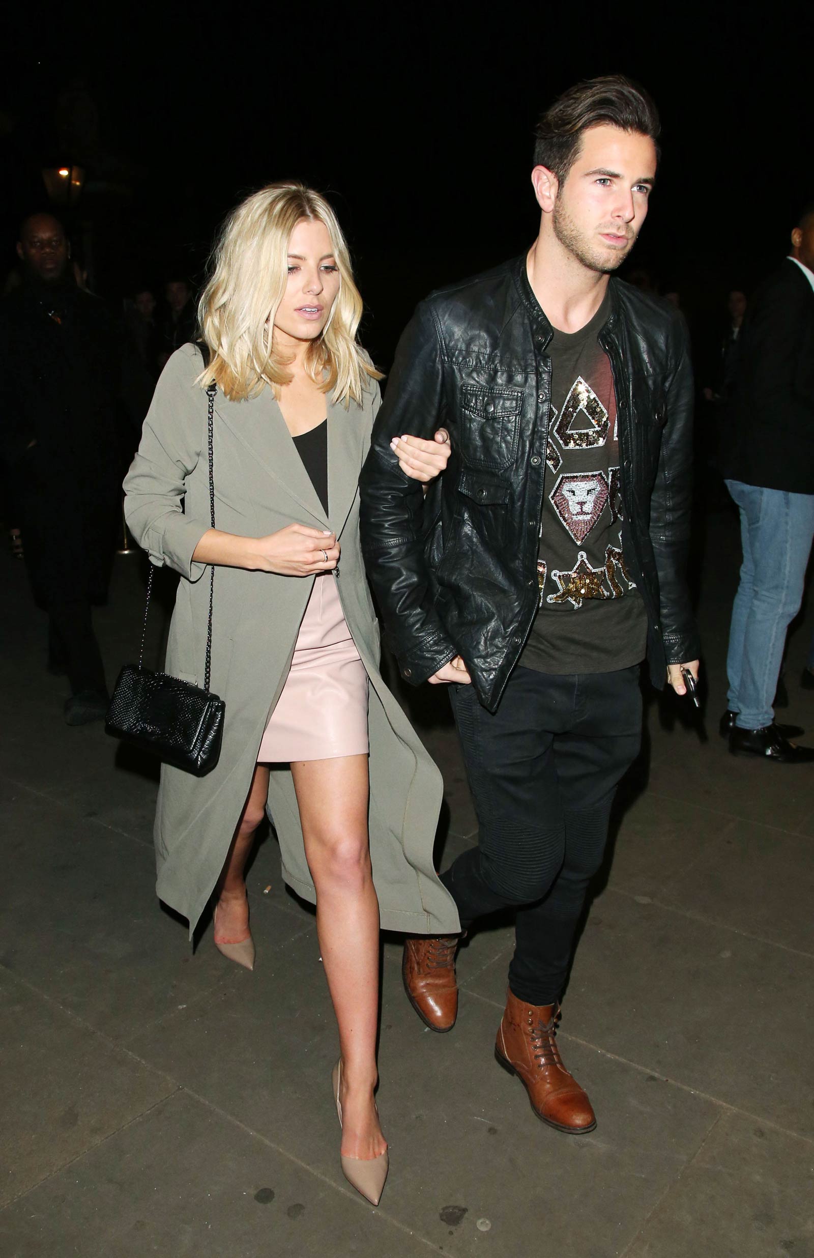 Mollie King night out in London