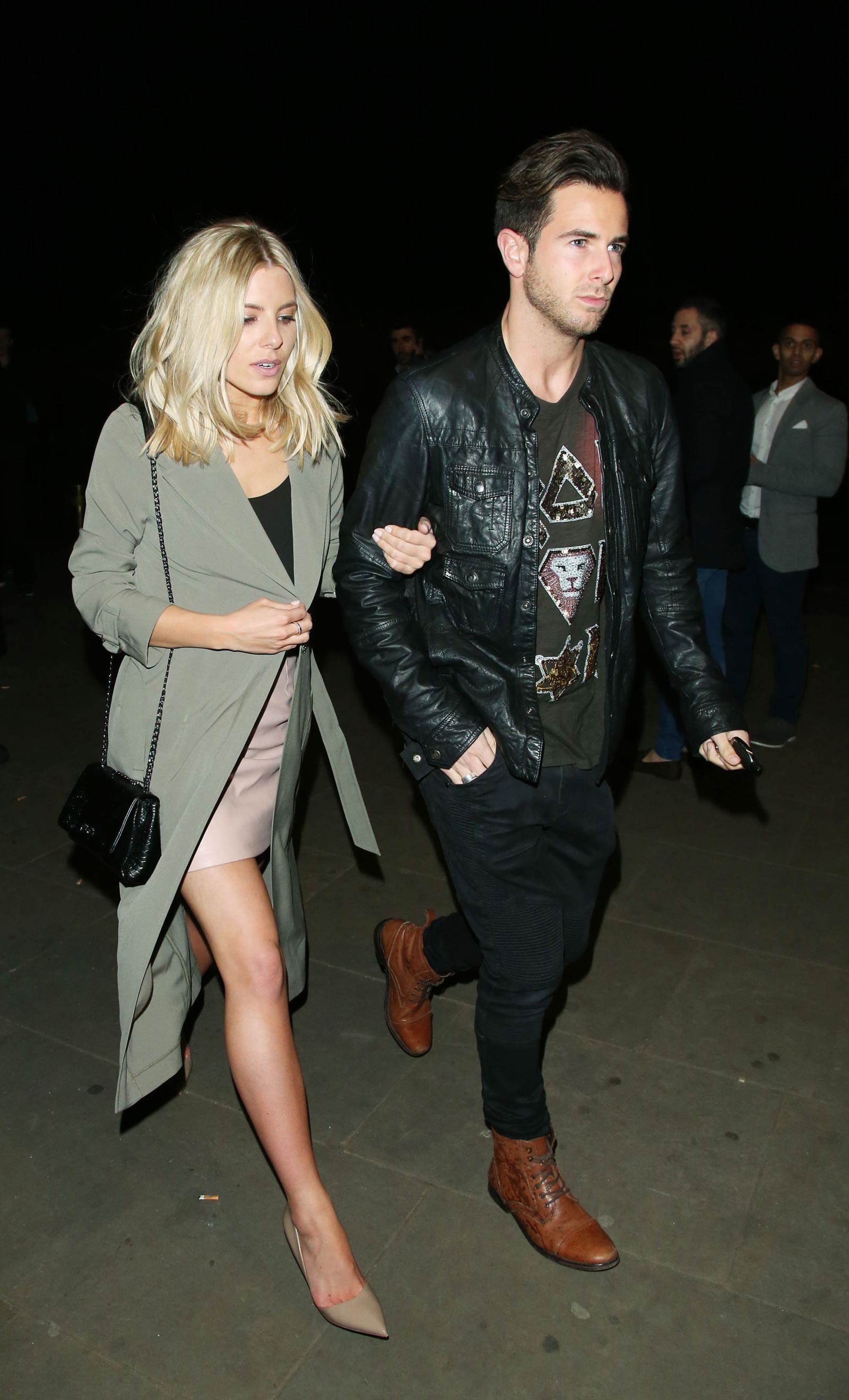 Mollie King night out in London