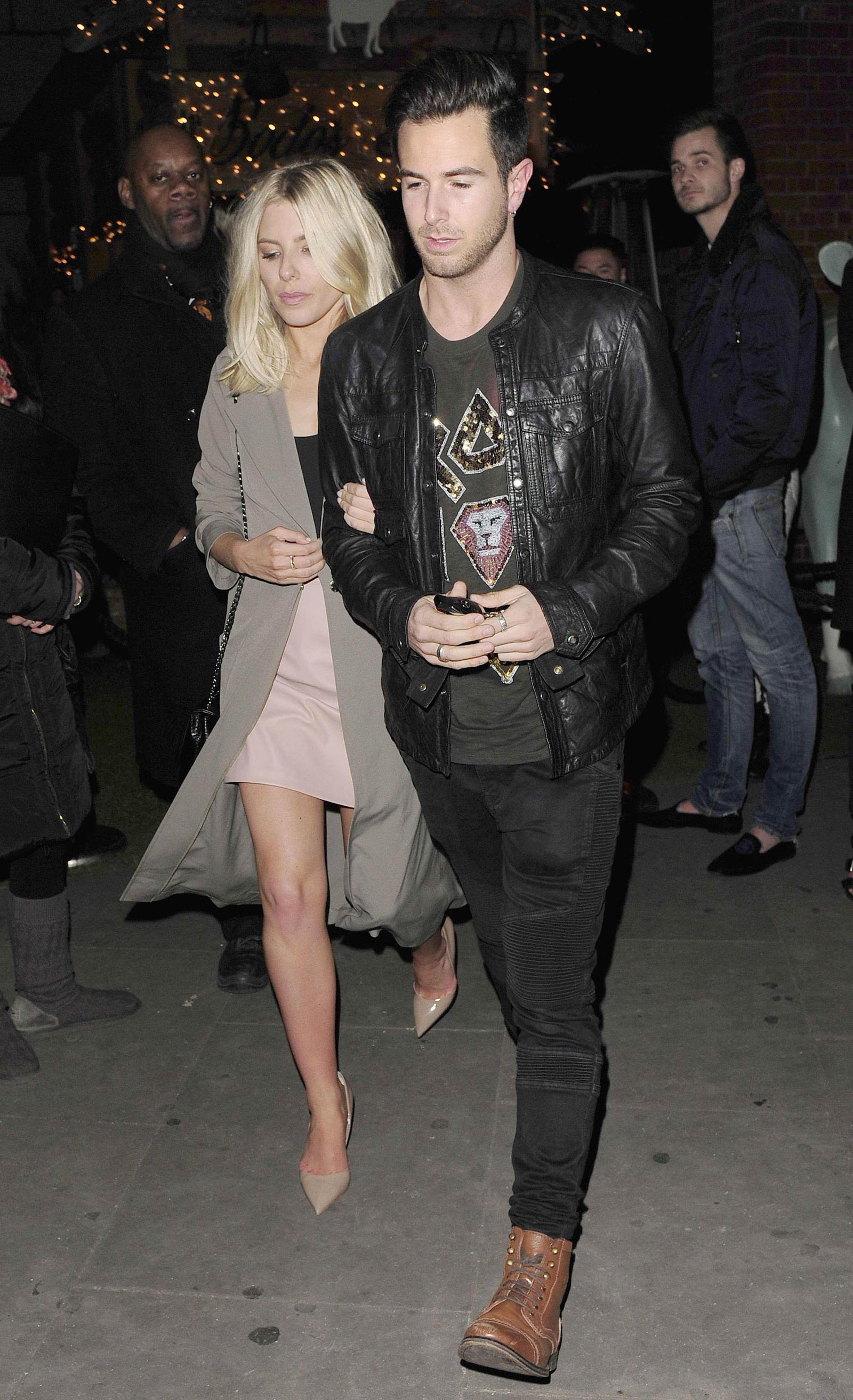 Mollie King night out in London