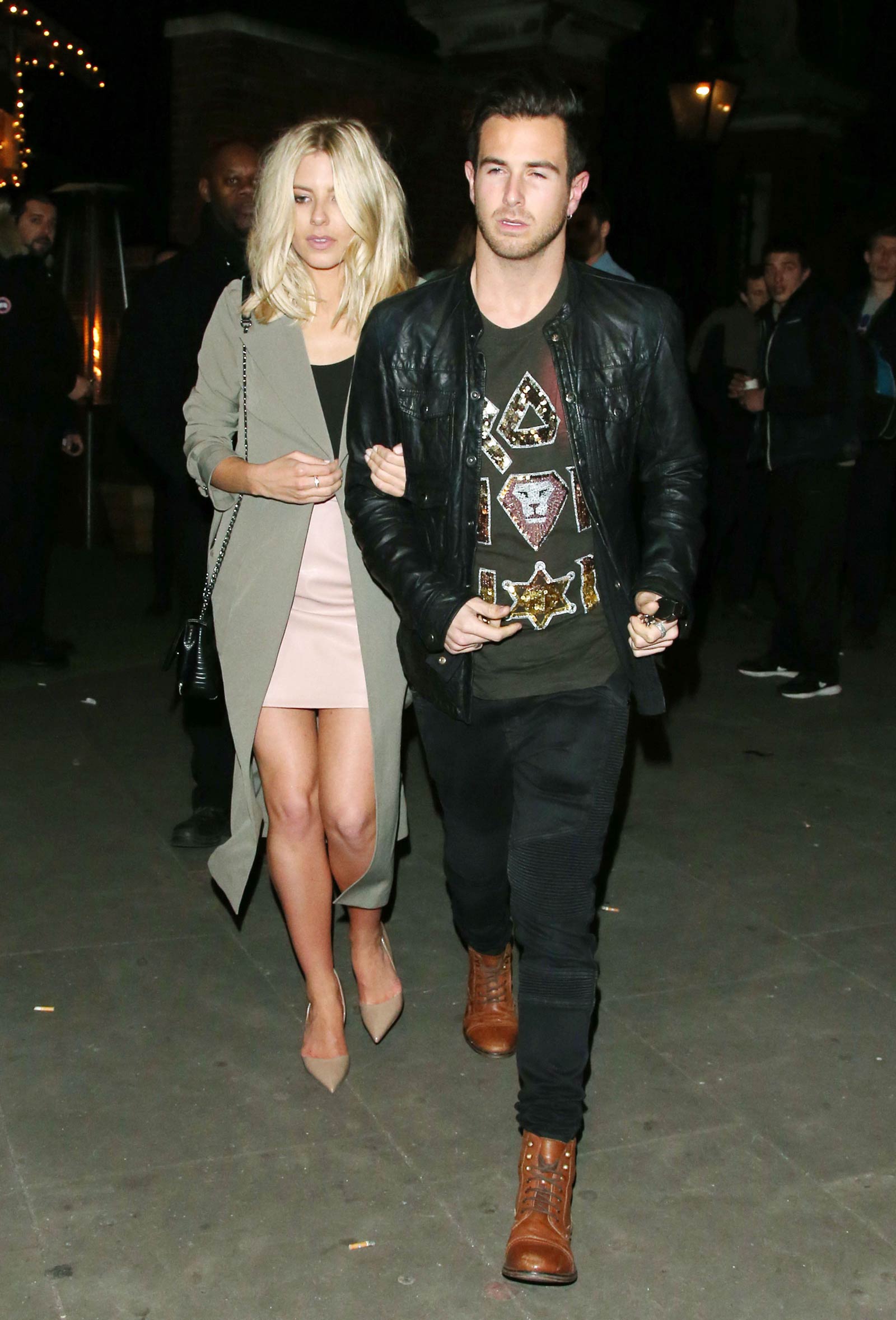 Mollie King night out in London