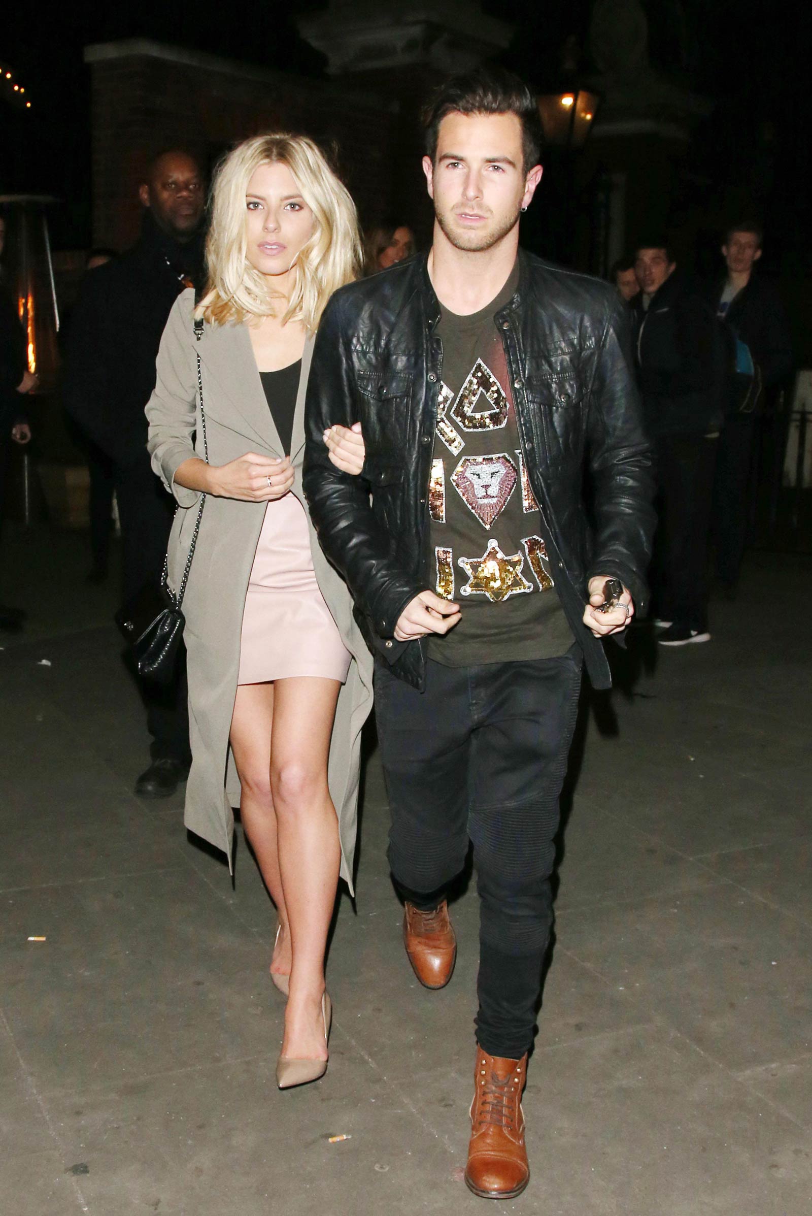 Mollie King night out in London