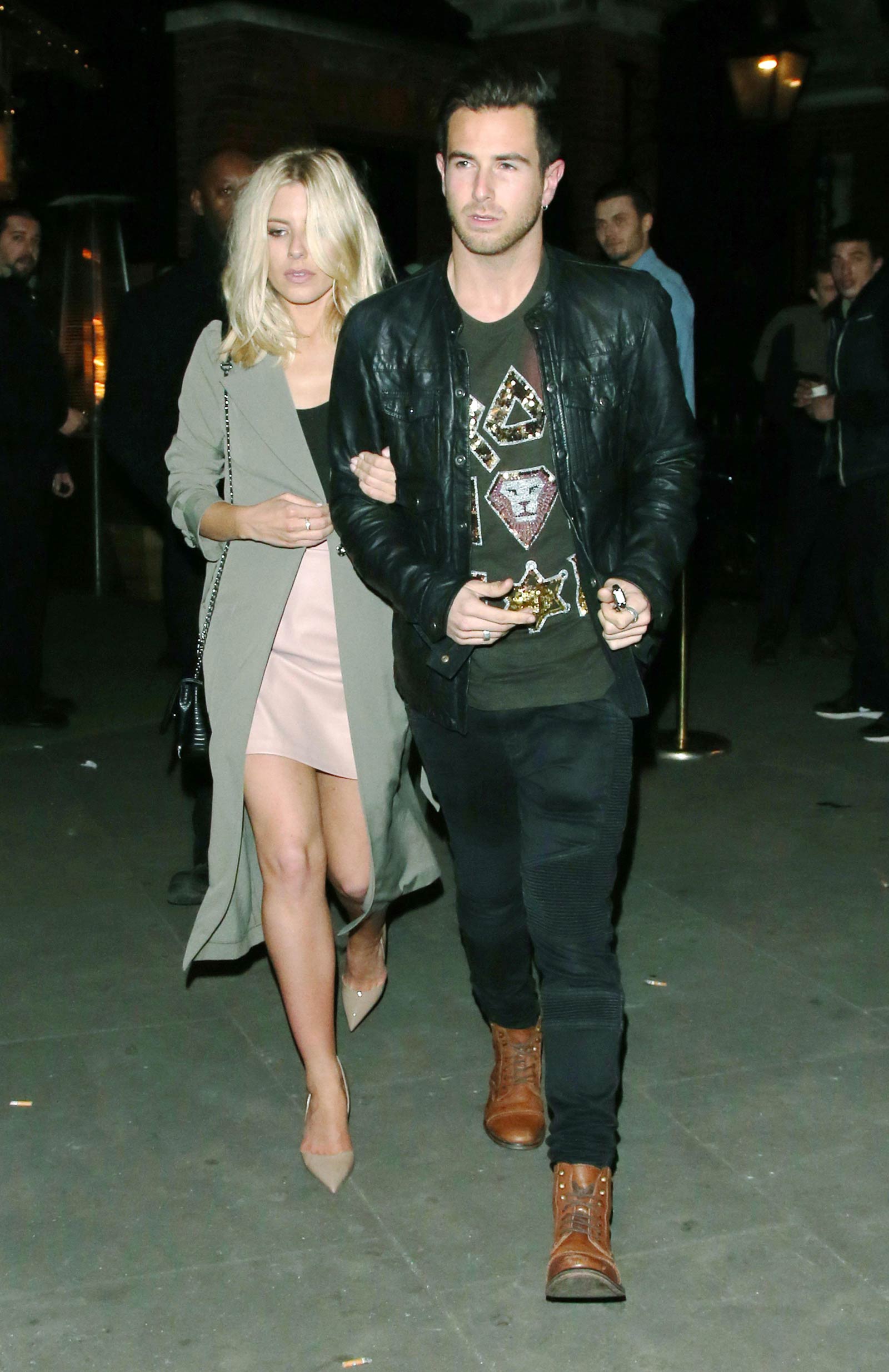 Mollie King night out in London