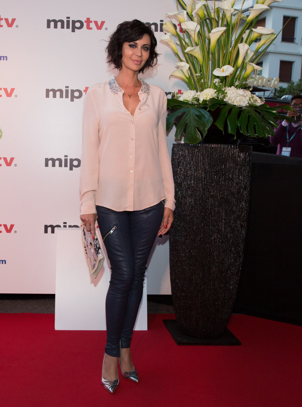 Catherine Bell attends MIPTV 2015 Opening Party