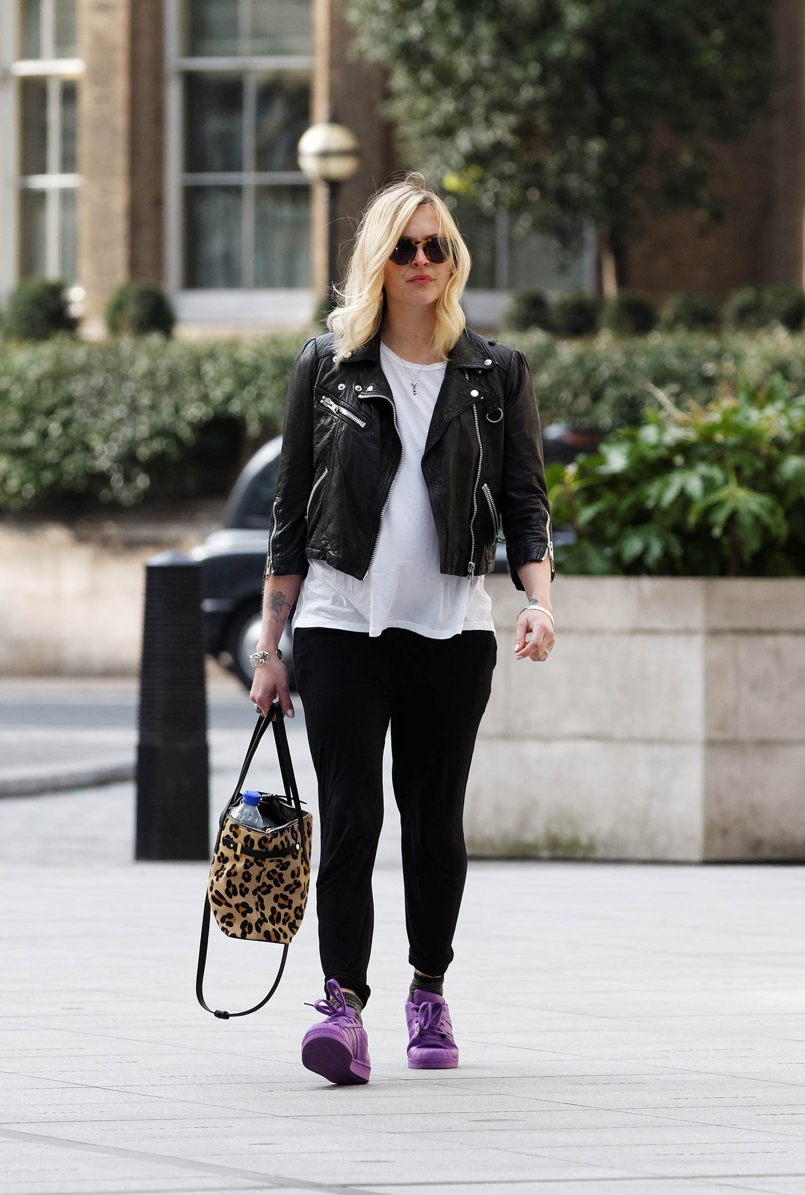 Fearne Cotton seen arriving at BBC Radio 1