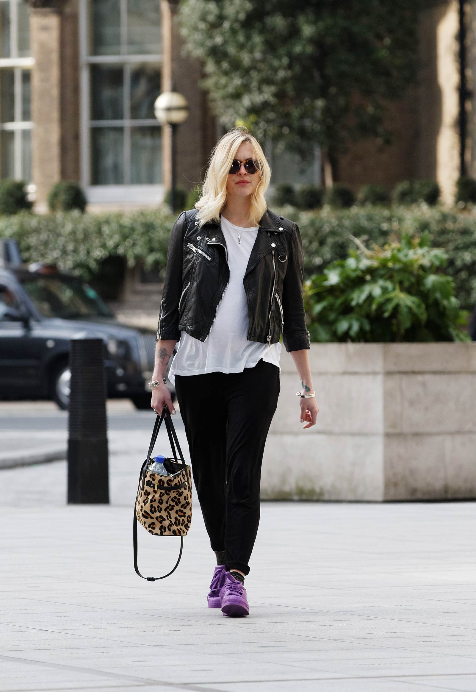 Fearne Cotton seen arriving at BBC Radio 1