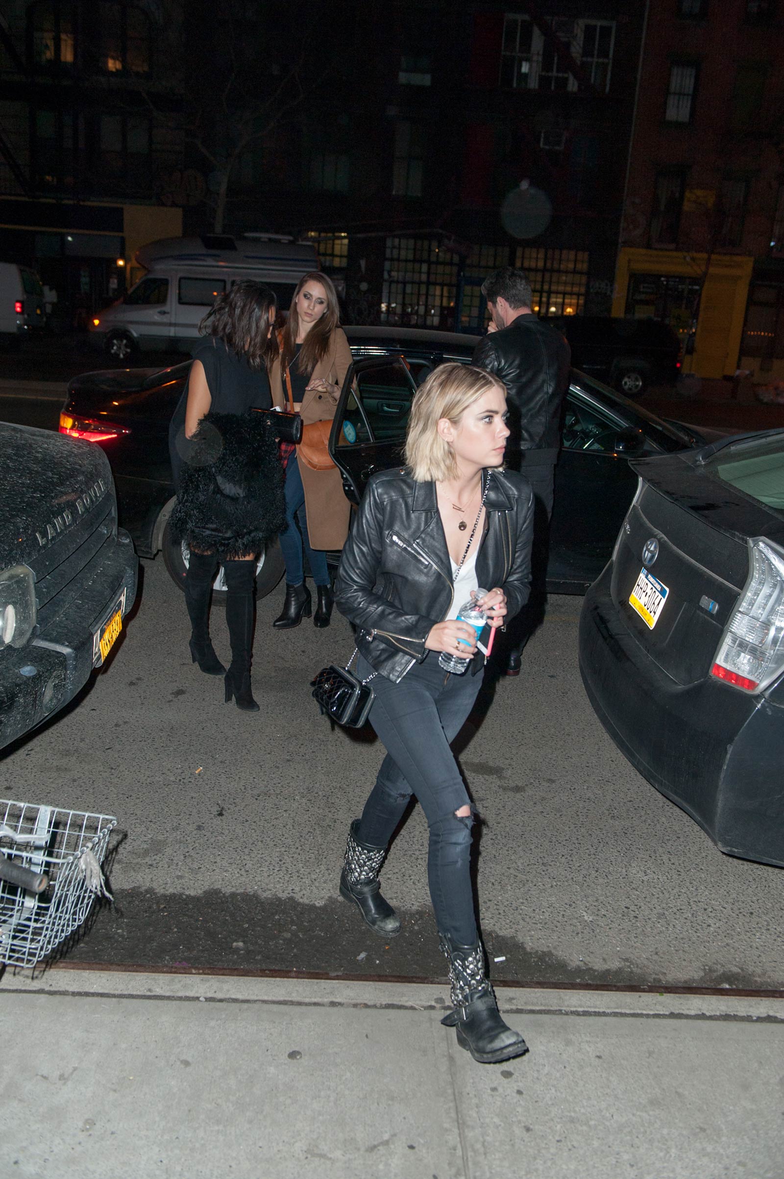 Shay Mitchell, Ashley Benson & Troian Bellisario at Shay’s 28th birthday