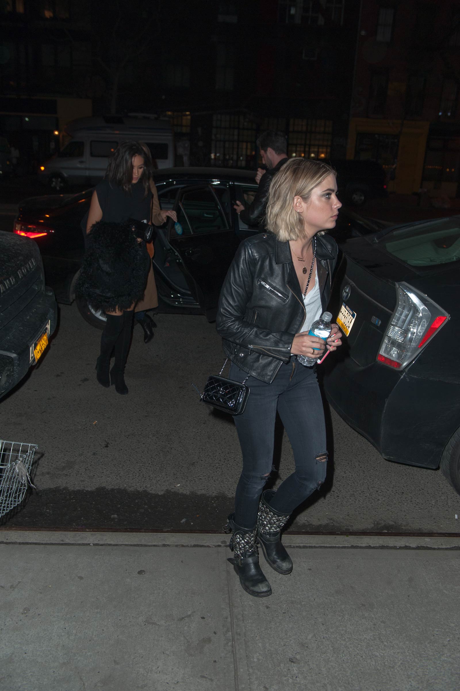 Shay Mitchell, Ashley Benson & Troian Bellisario at Shay’s 28th birthday