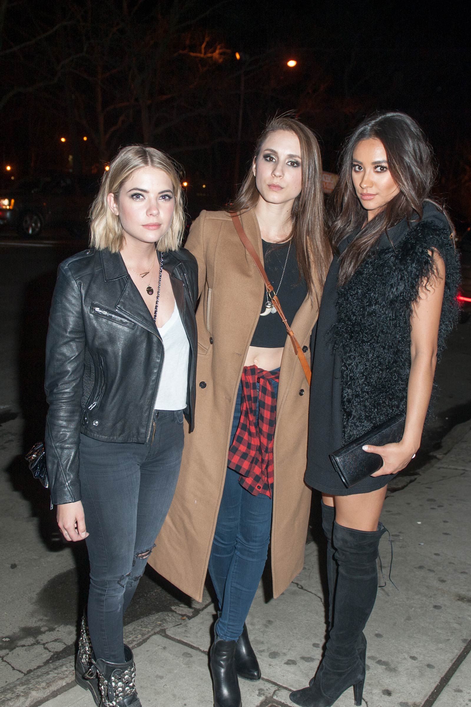 Shay Mitchell, Ashley Benson & Troian Bellisario at Shay’s 28th birthday