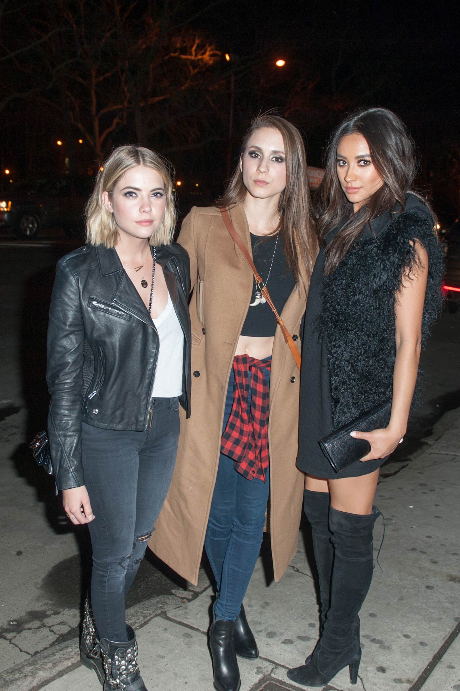 Shay Mitchell, Ashley Benson & Troian Bellisario at Shay’s 28th birthday