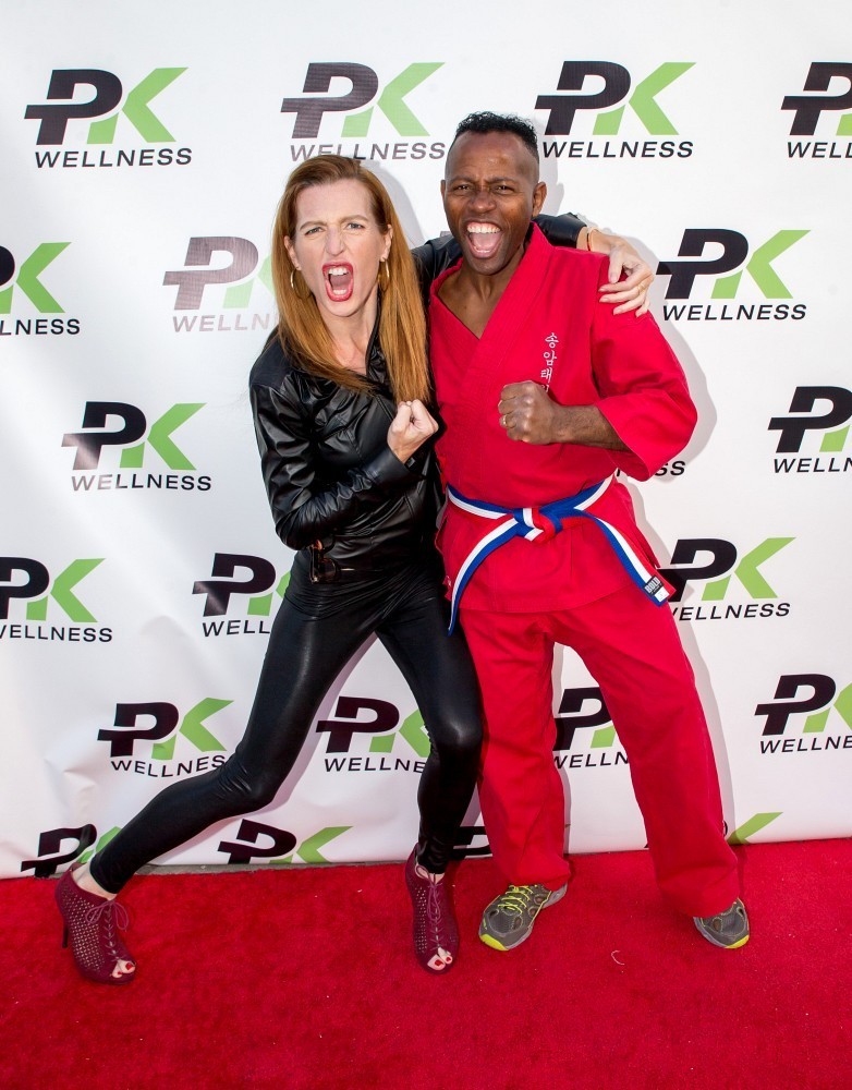 Tanna Frederick attends launch of PK Fitness