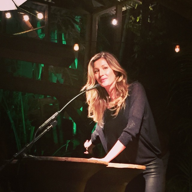 Gisele Bundchen attends Conceal or Reveal campaign launch