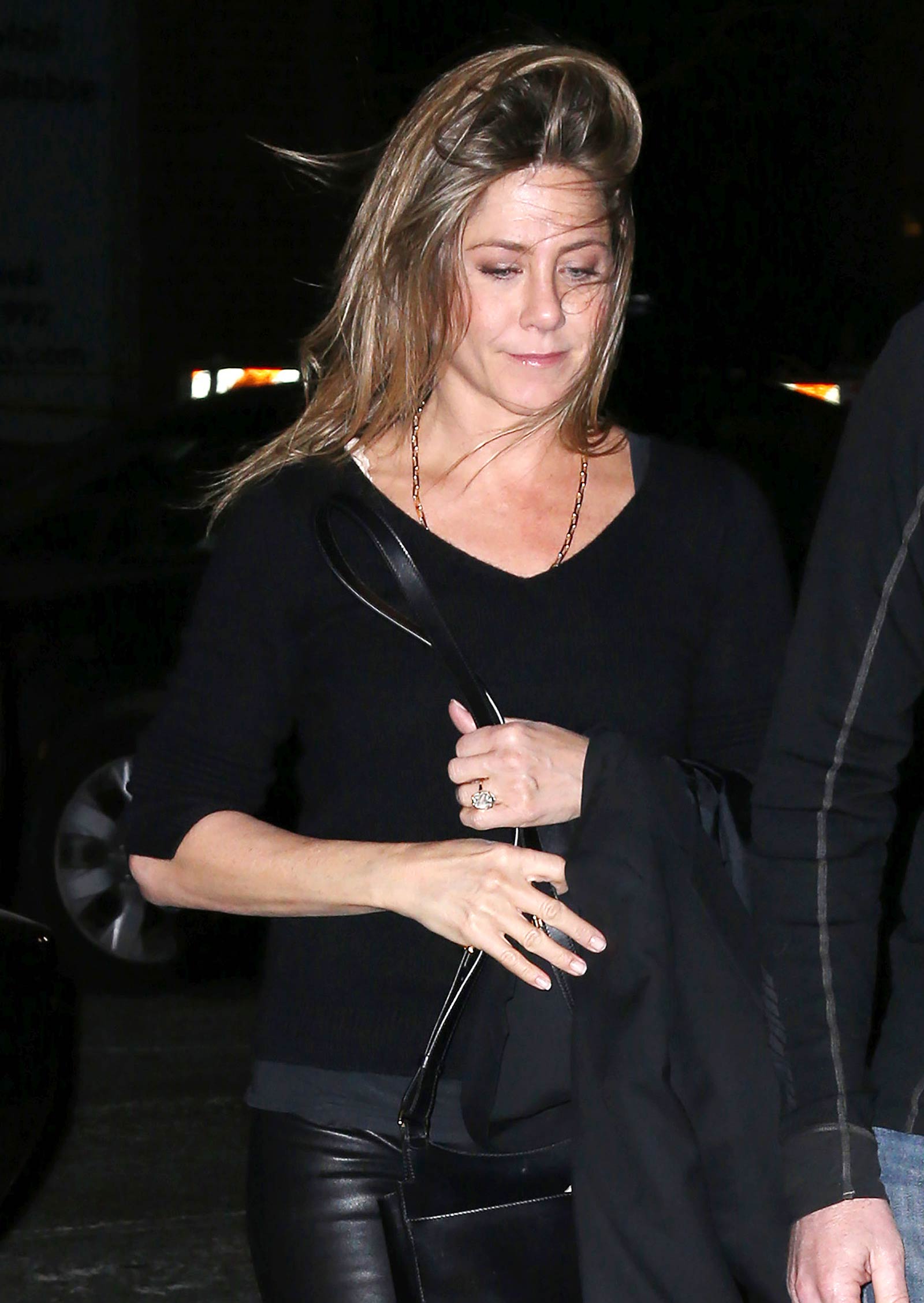 Jennifer Aniston seen returning to her hotel