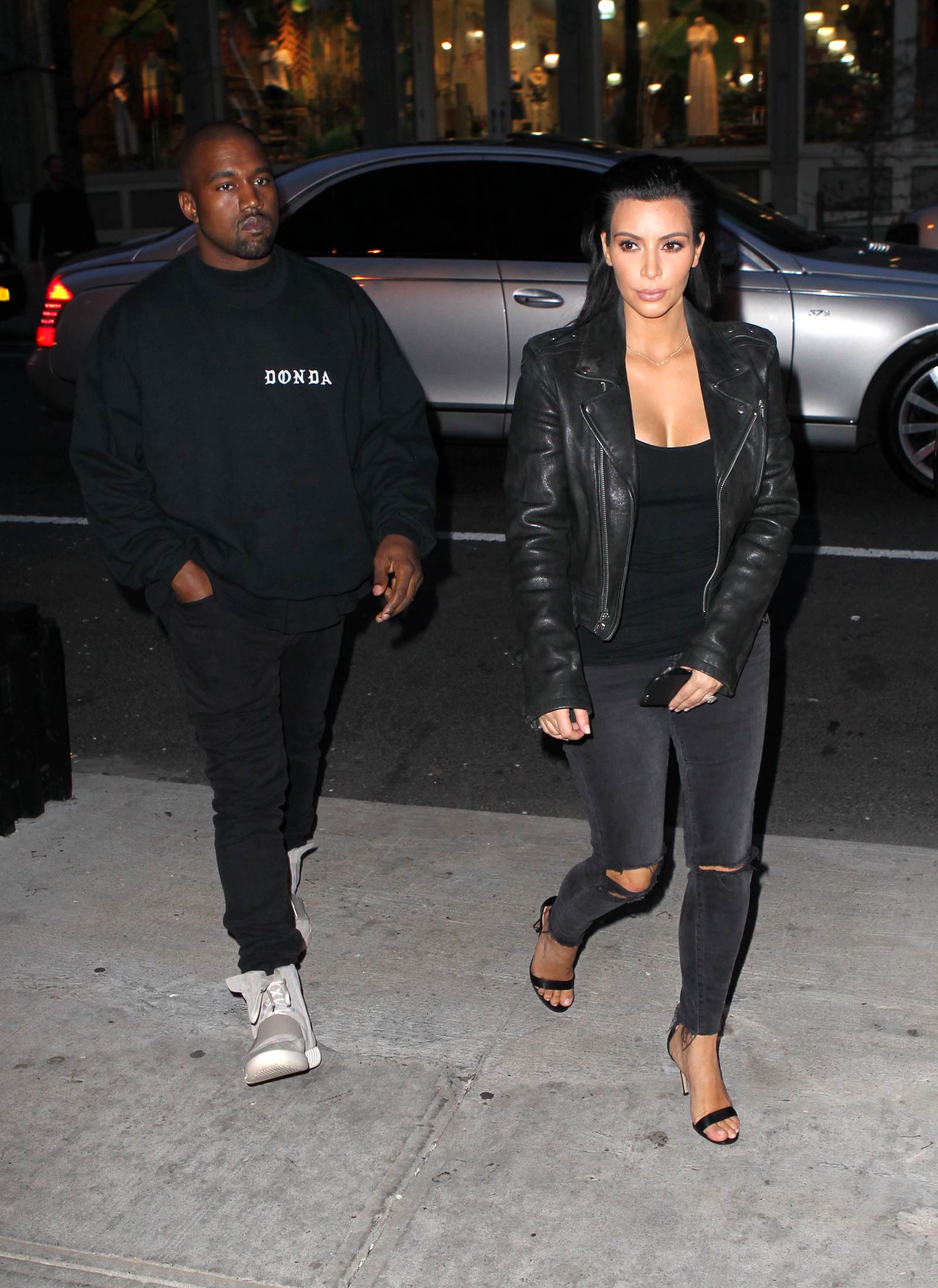 Kim Kardashian out in NYC