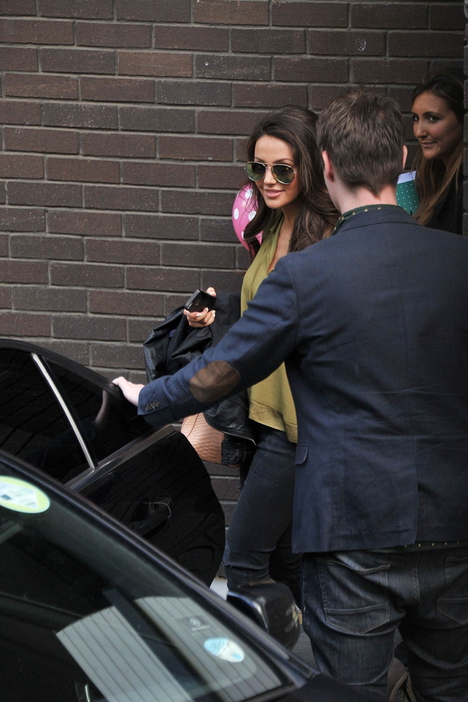 Michelle Keegan seen outside the London Studios