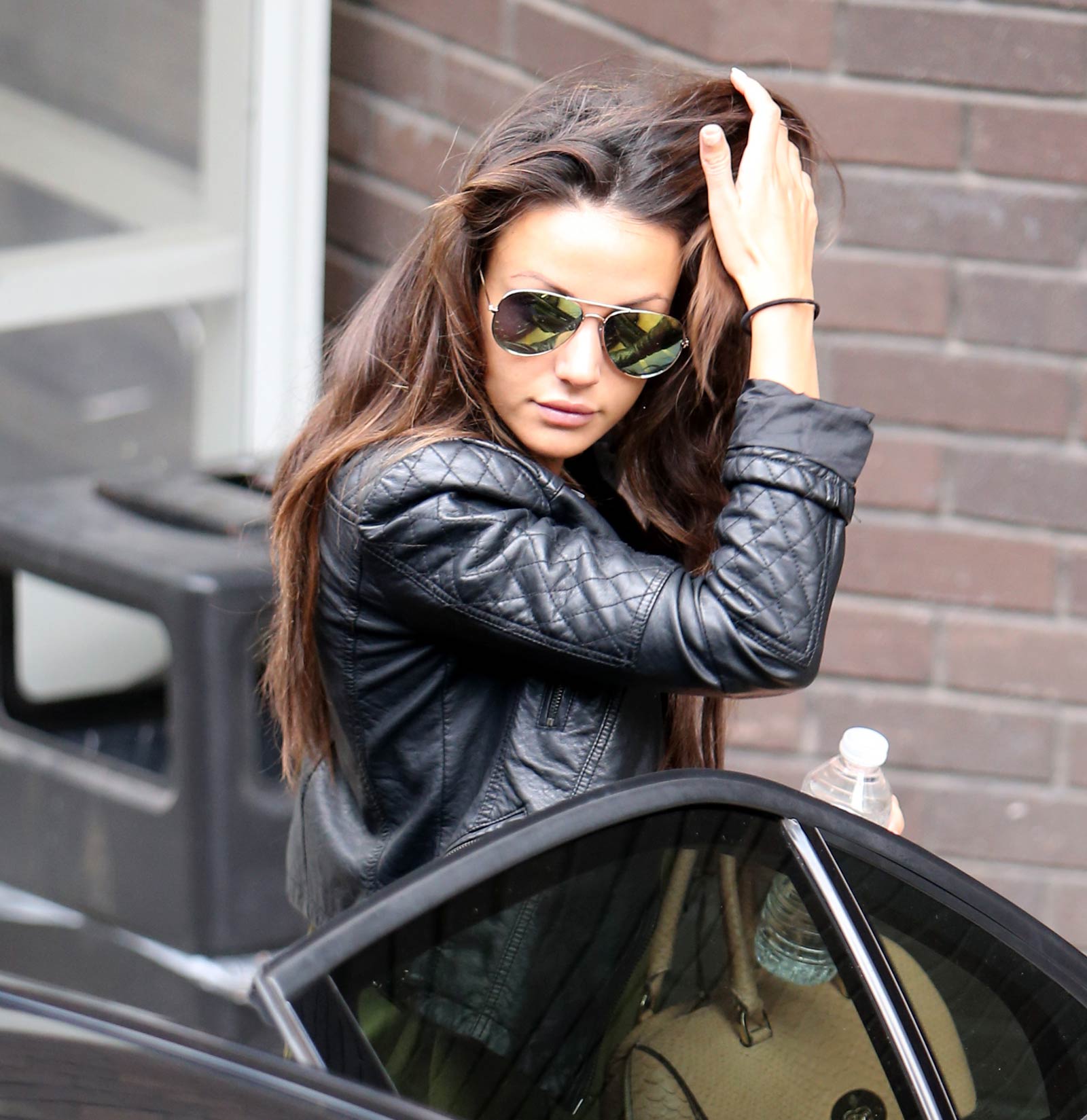 Michelle Keegan seen outside the London Studios