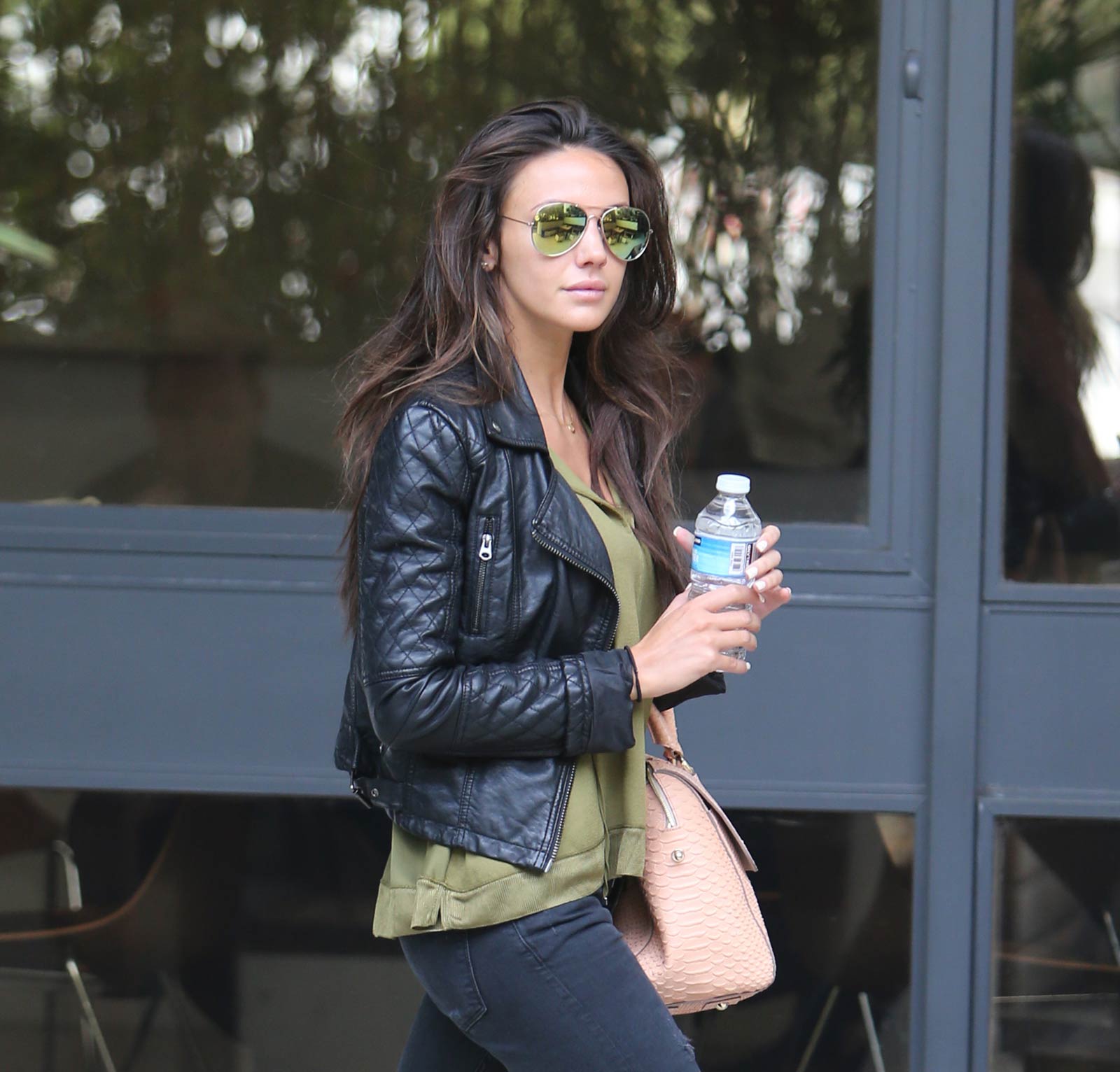 Michelle Keegan seen outside the London Studios