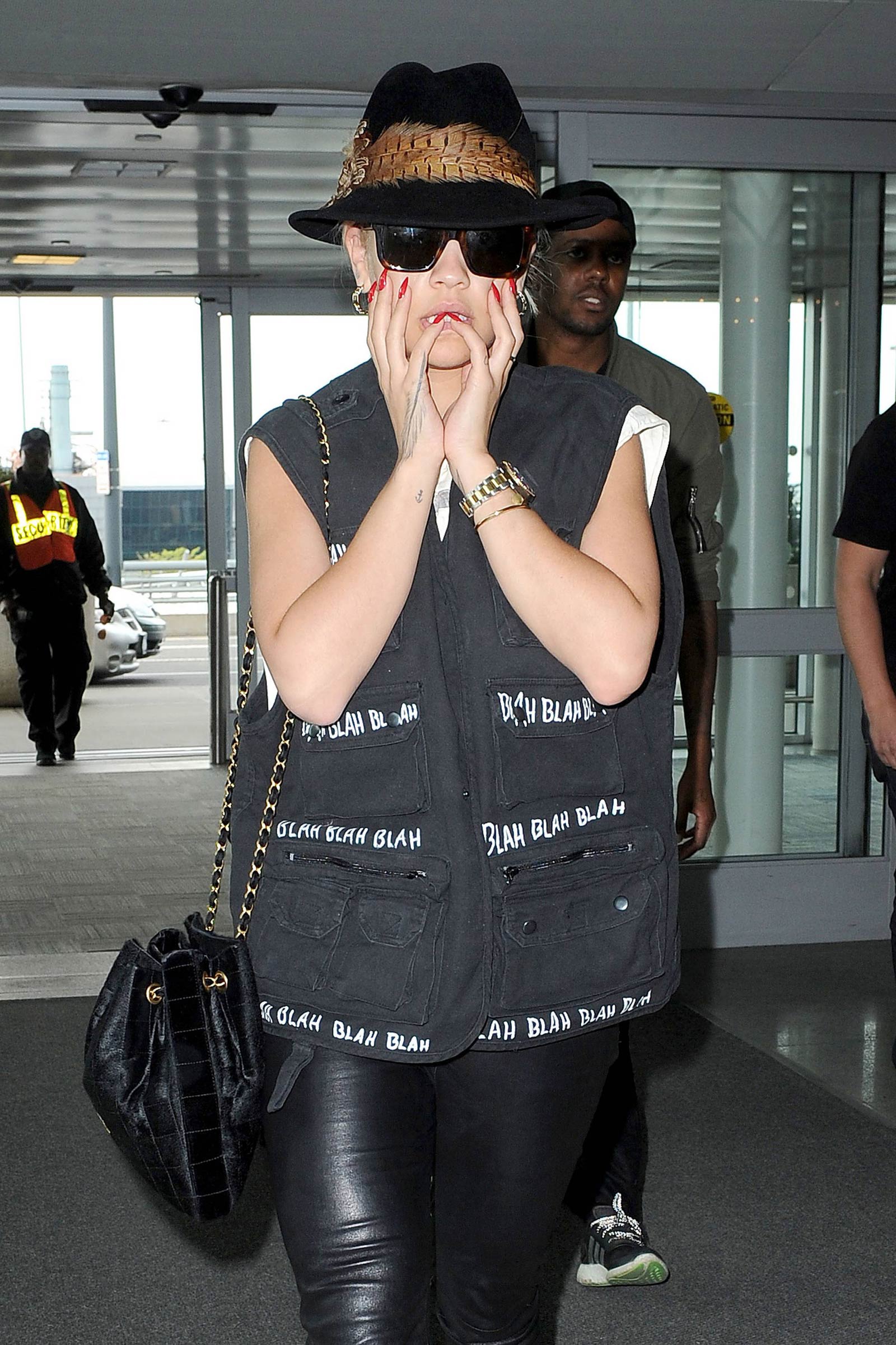 Rita Ora at JFK airport in New York