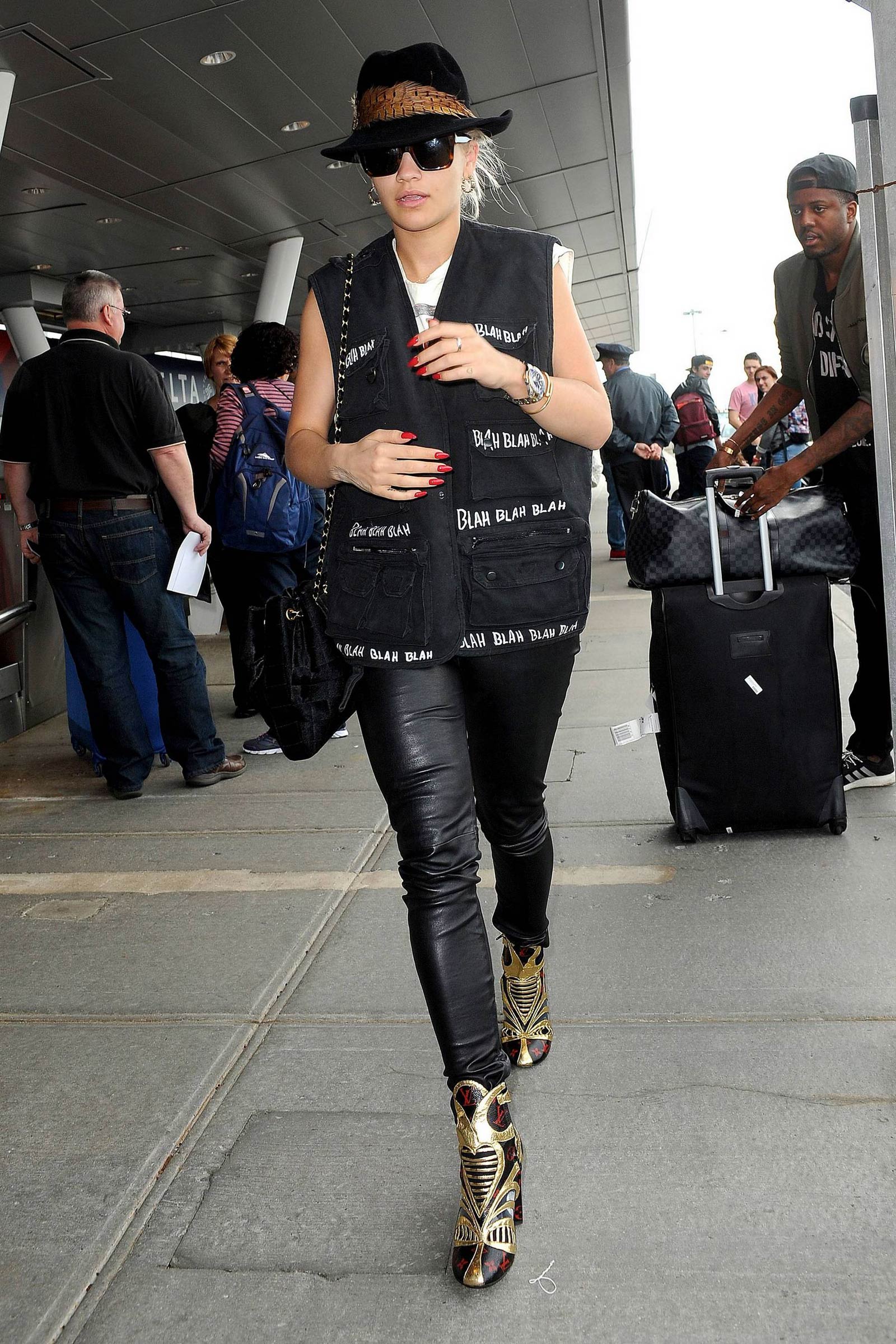 Rita Ora at JFK airport in New York