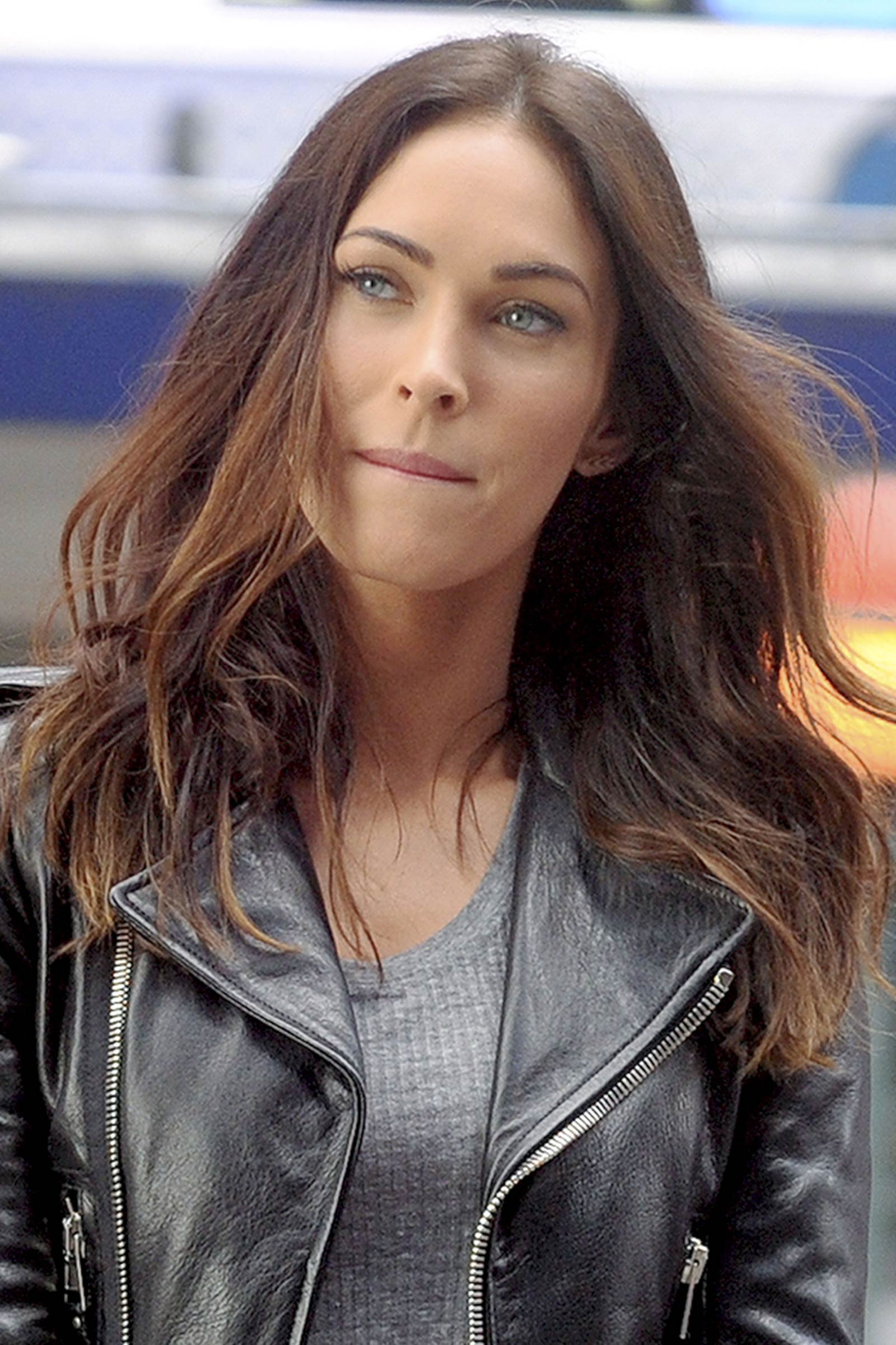 Megan Fox on the set of Teenage Mutant Ninja Turtles 2