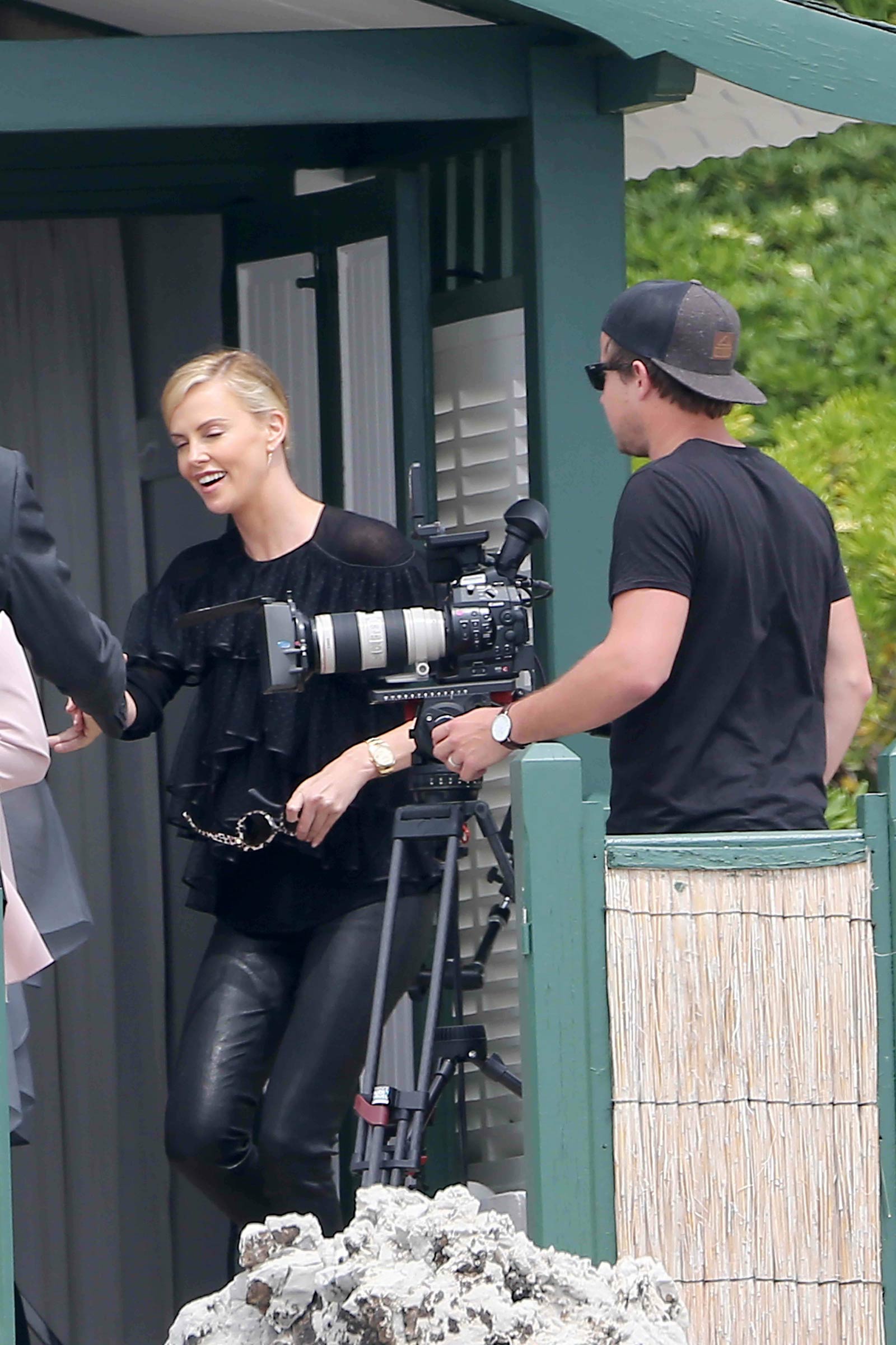 Charlize Theron seen outside Eden Roc Hotel in Cannes