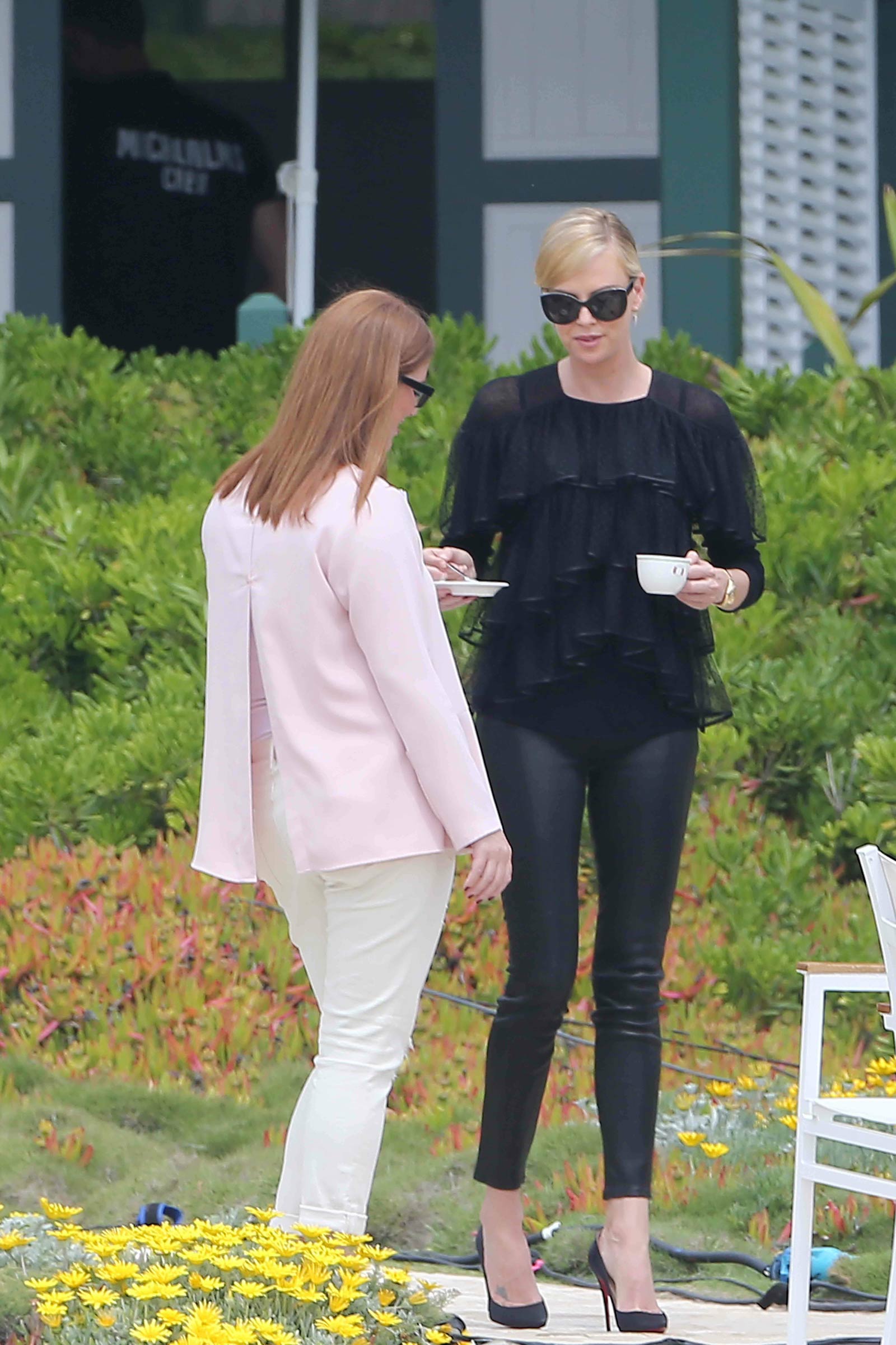 Charlize Theron seen outside Eden Roc Hotel in Cannes