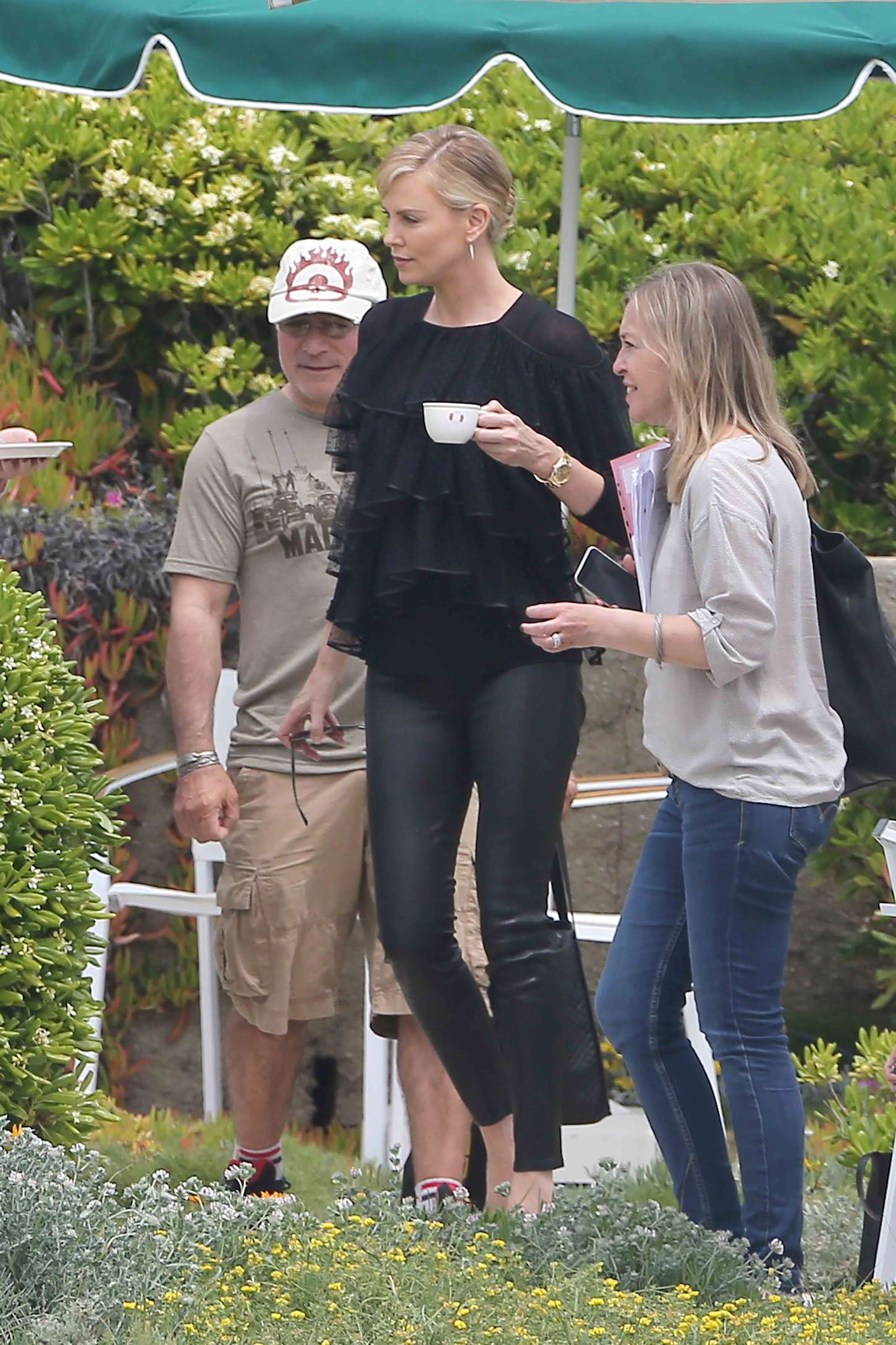 Charlize Theron seen outside Eden Roc Hotel in Cannes