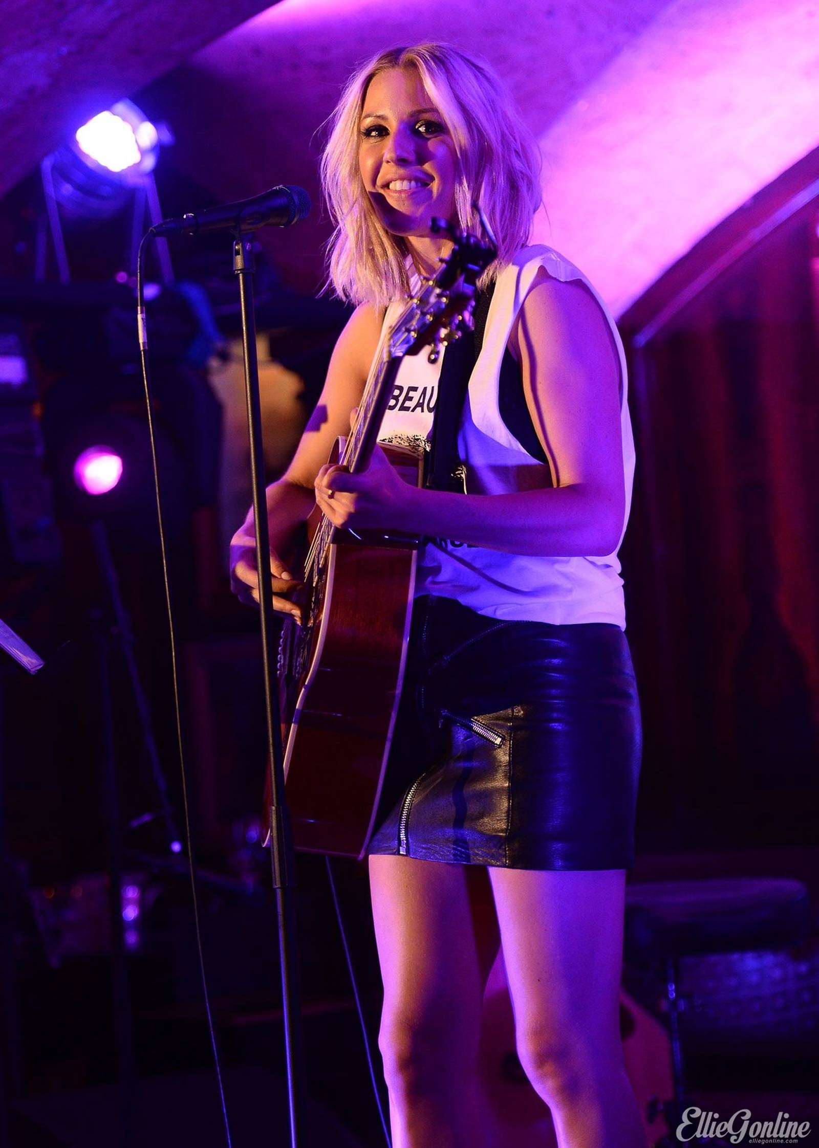 Ellie Goulding performs at Annabels Members Club