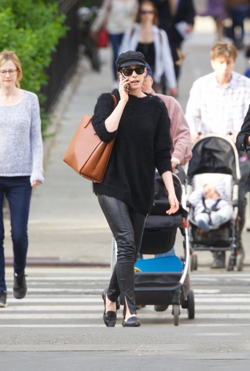 Anne Hathaway in New York City