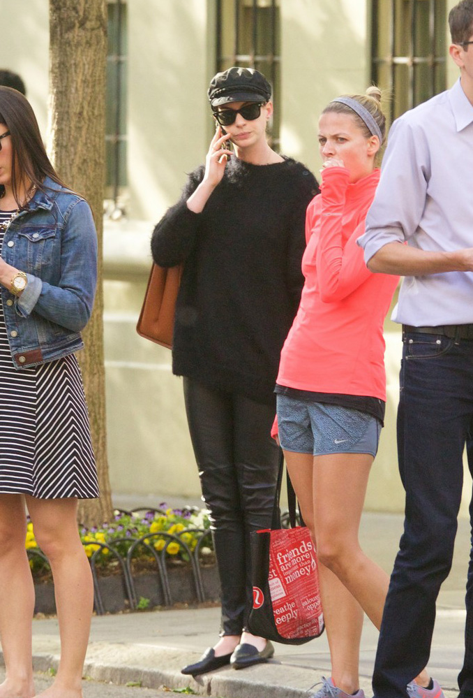 Anne Hathaway in New York City