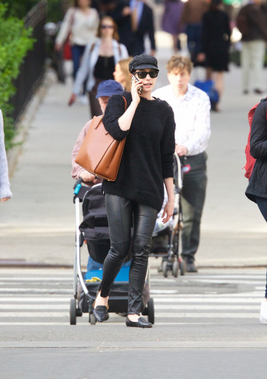 Anne Hathaway in New York City