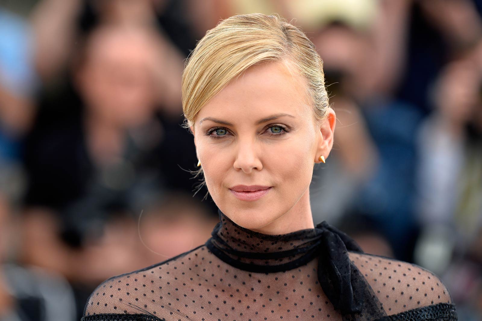 Charlize Theron attends Mad Max Fury Road Photocall